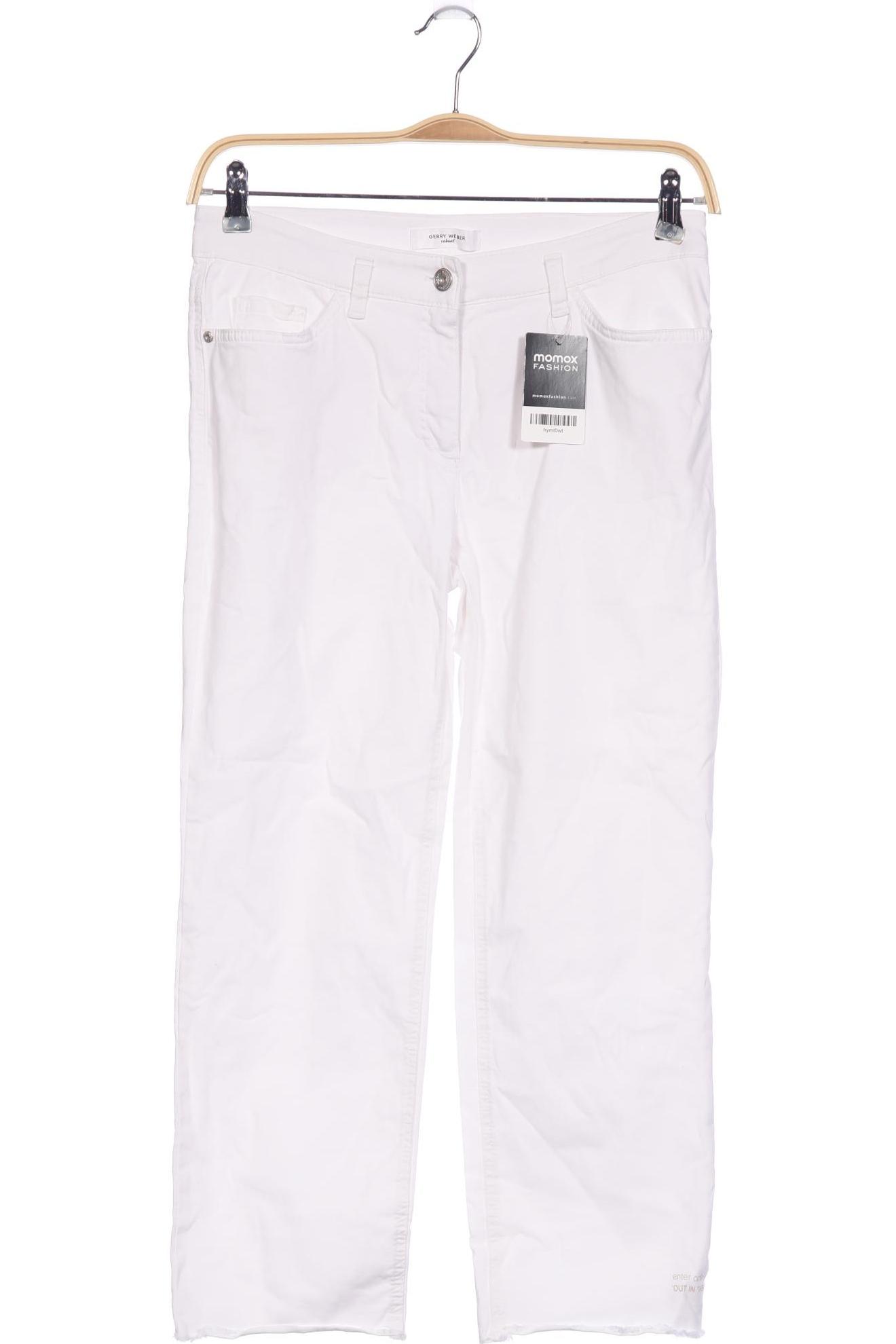 

Gerry Weber Damen Jeans, weiß, Gr. 30