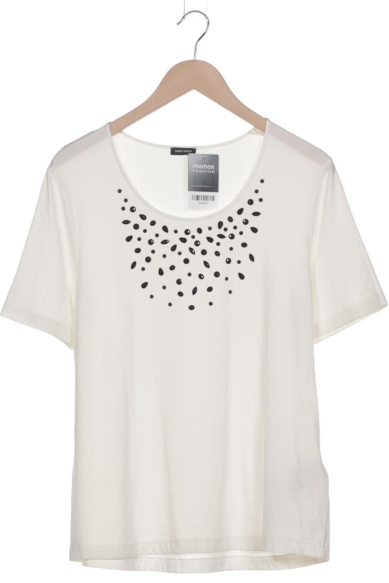 

Gerry Weber Damen T-Shirt, cremeweiß, Gr. 44