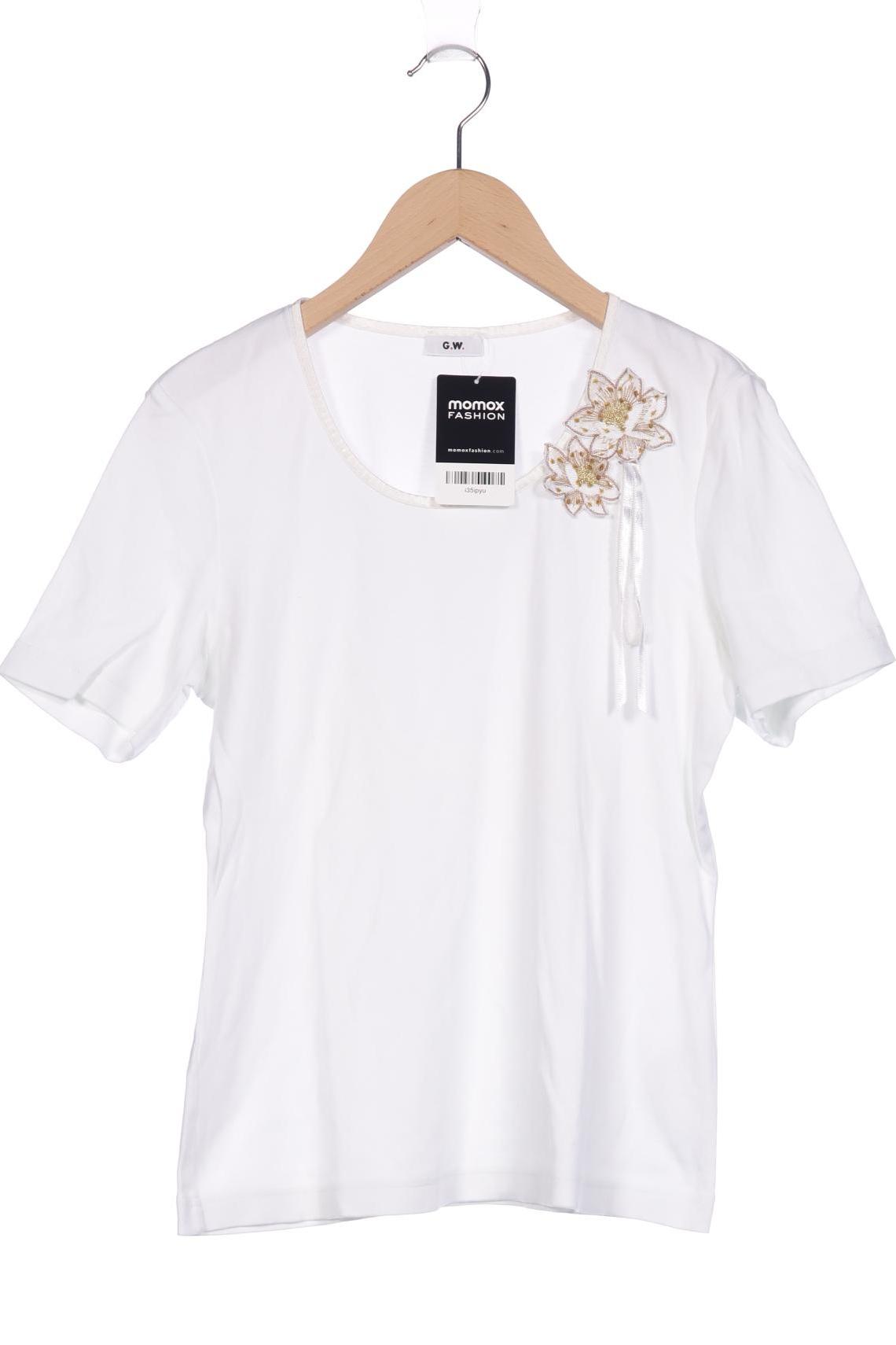 

Gerry Weber Damen T-Shirt, weiß, Gr. 40