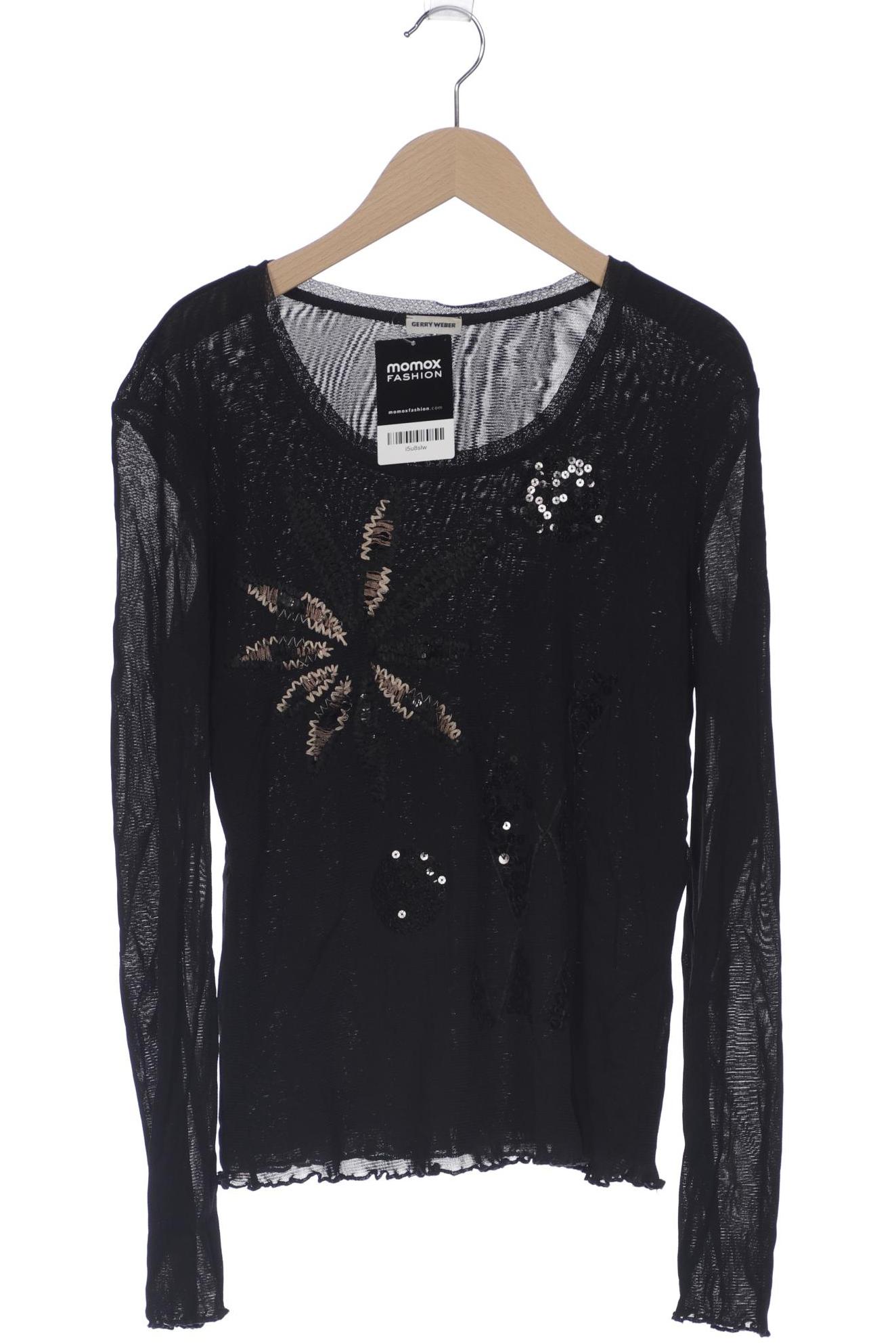 

Gerry Weber Damen Langarmshirt, schwarz, Gr. 42
