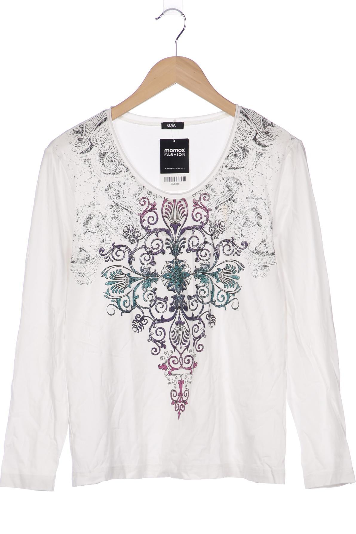 

Gerry Weber Damen Langarmshirt, weiß, Gr. 42