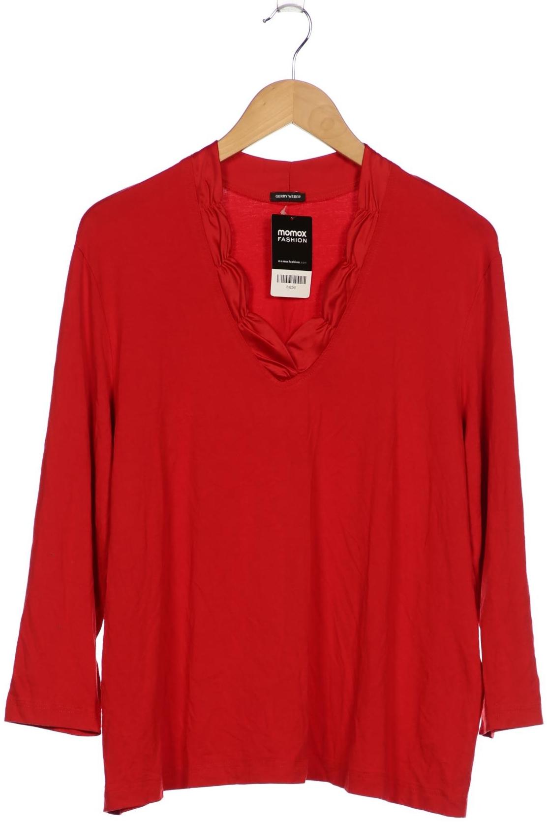 

Gerry Weber Damen Langarmshirt, rot, Gr. 48