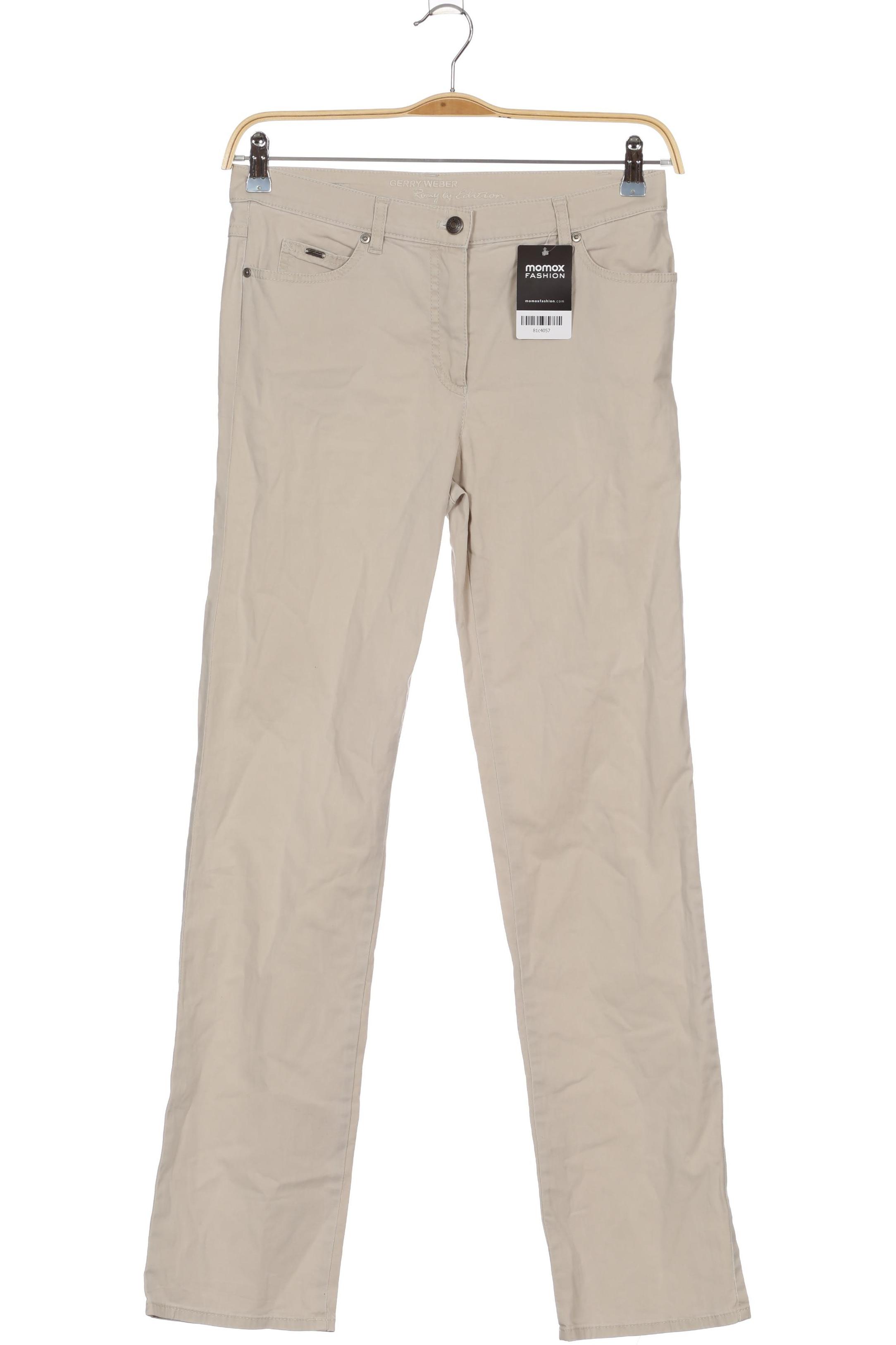 

Gerry Weber Damen Stoffhose, beige, Gr. 38