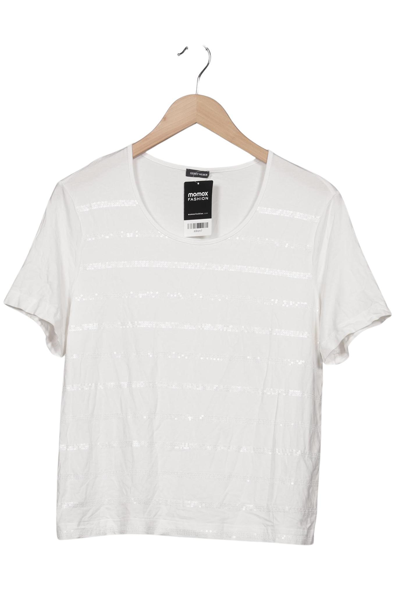 

Gerry Weber Damen T-Shirt, weiß, Gr. 42