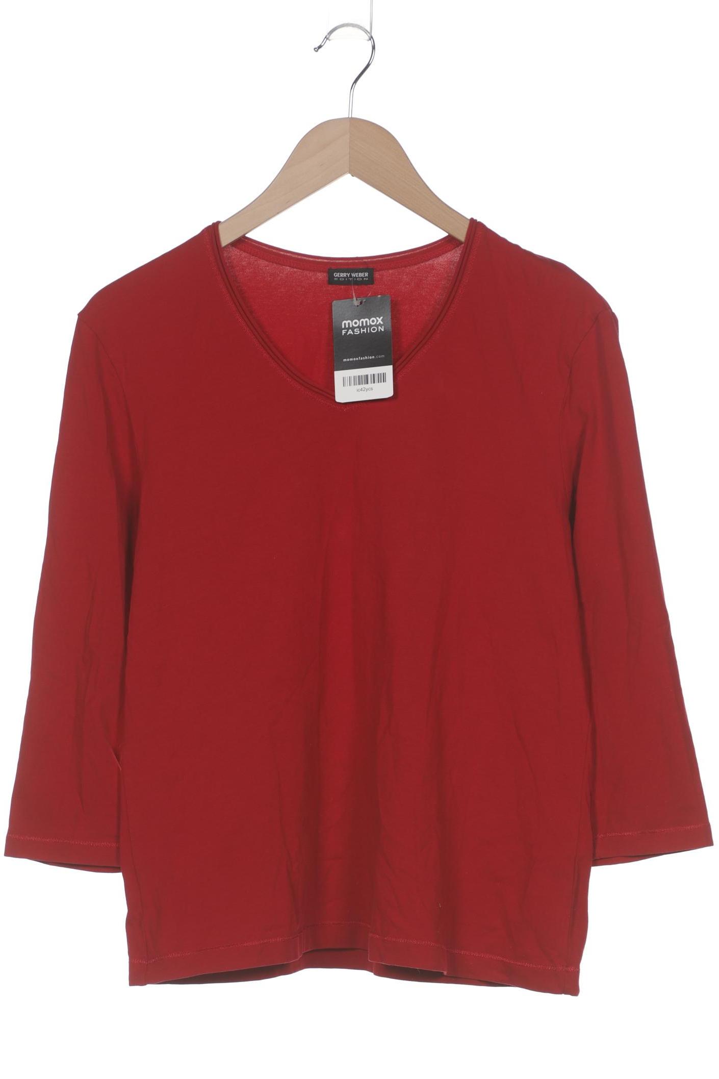 

Gerry Weber Damen Langarmshirt, rot, Gr. 42