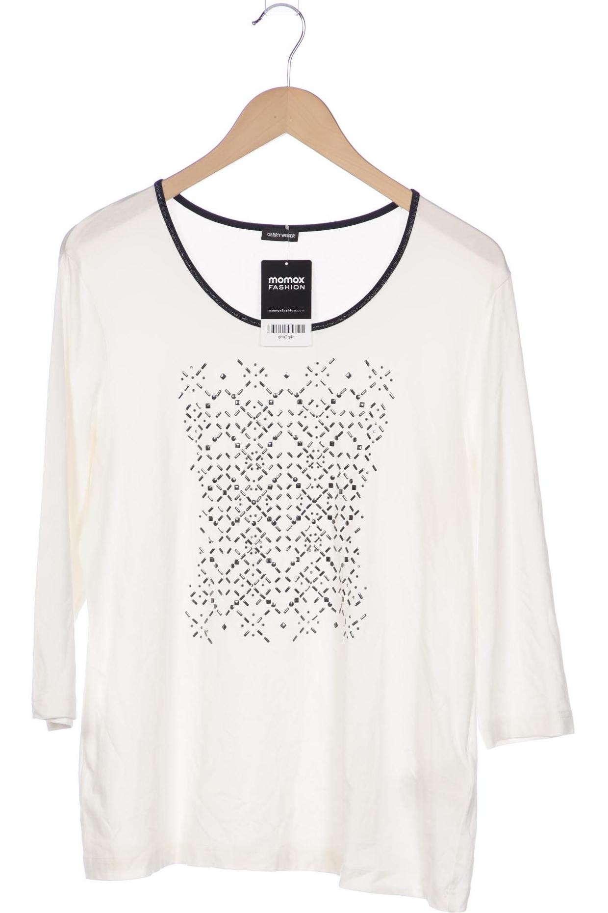 

Gerry Weber Damen Langarmshirt, weiß, Gr. 44