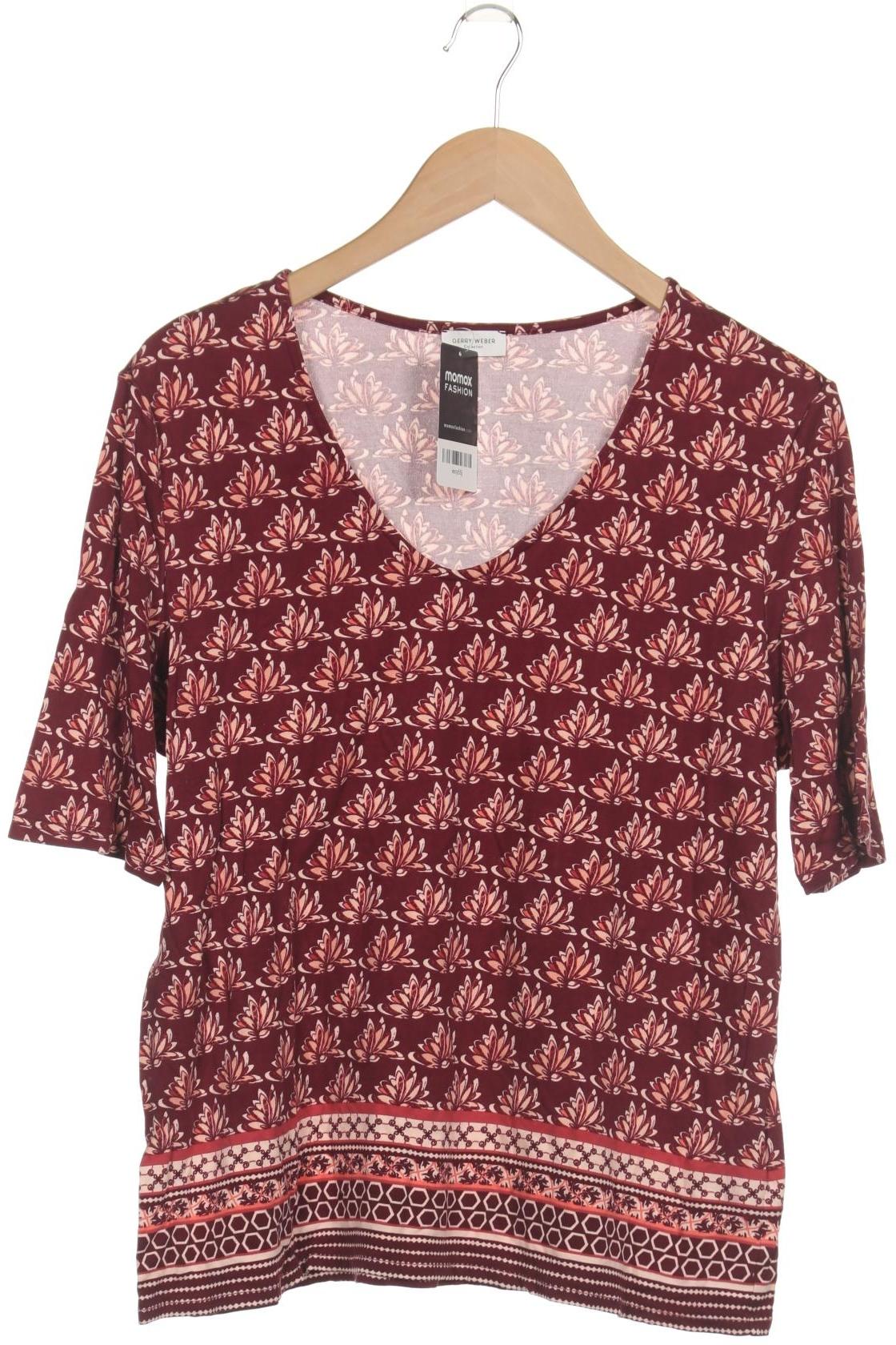 

Gerry Weber Damen T-Shirt, bordeaux, Gr. 44