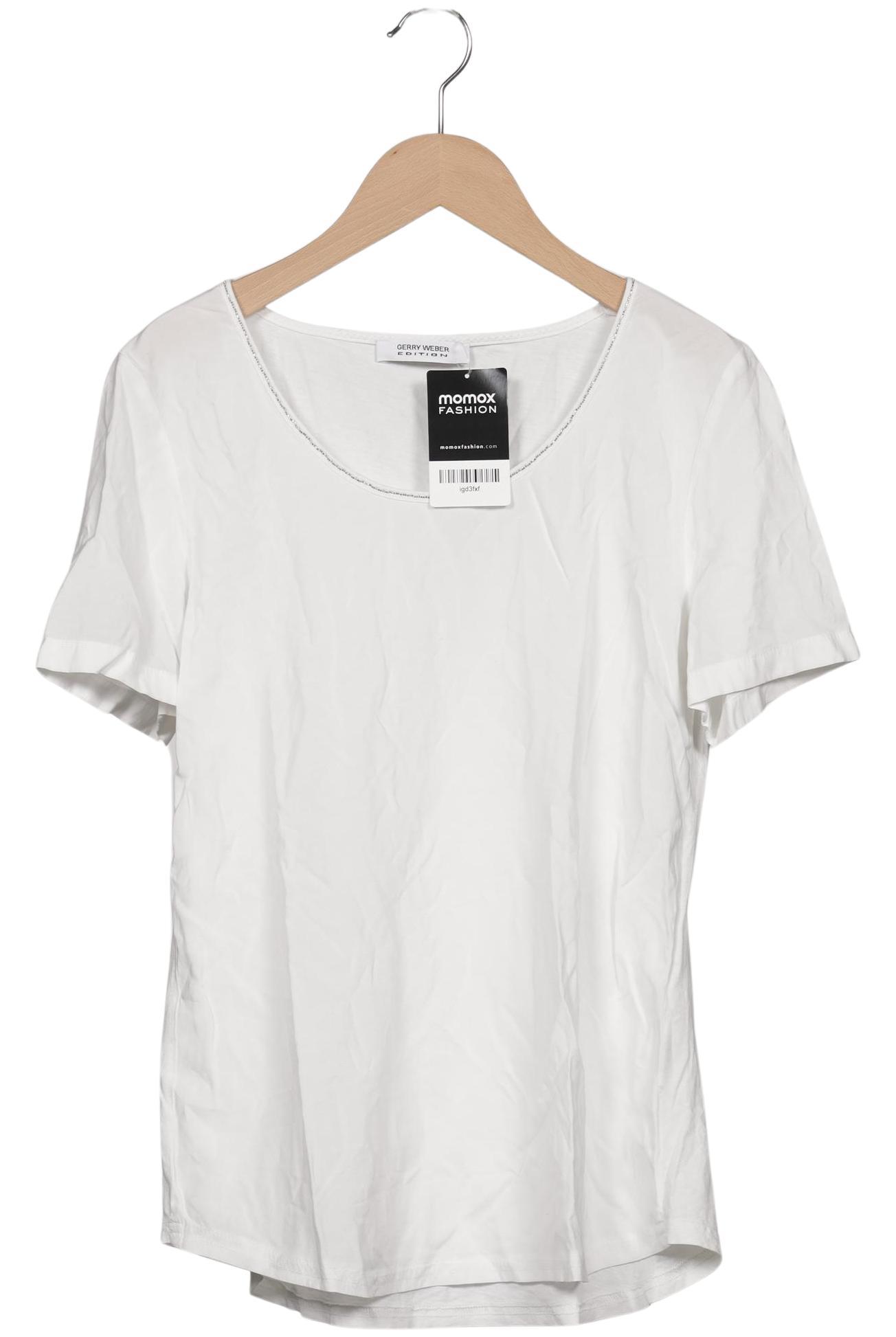 

Gerry Weber Damen T-Shirt, cremeweiß, Gr. 38