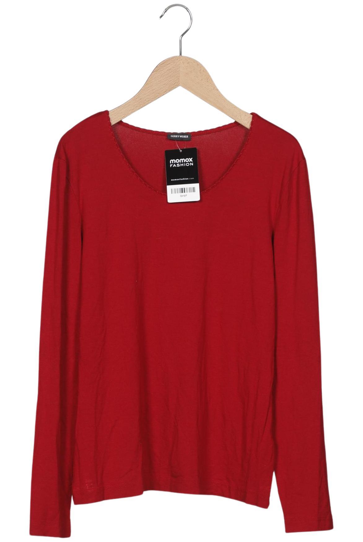

Gerry Weber Damen Langarmshirt, rot, Gr. 38