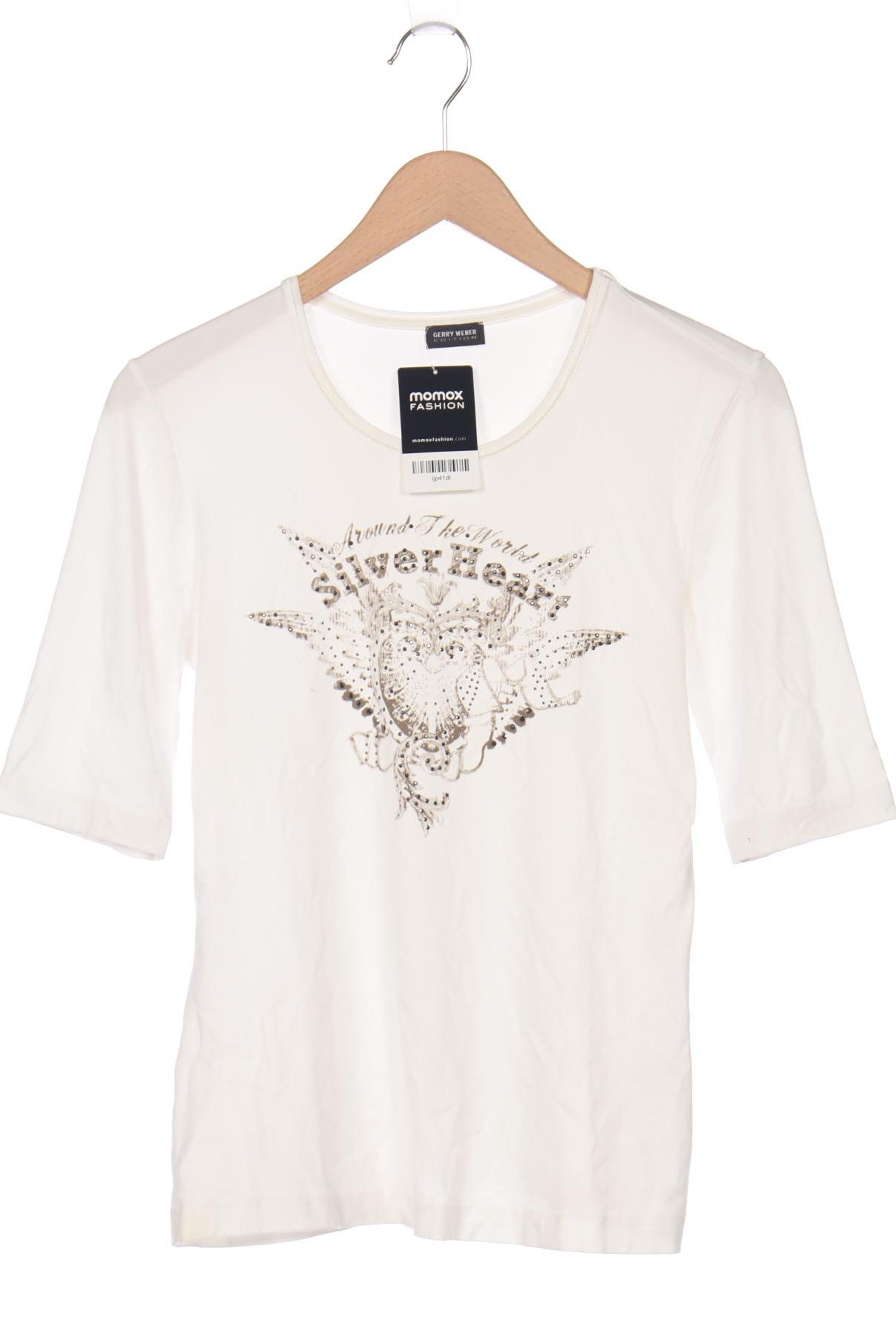 

Gerry Weber Damen Langarmshirt, weiß, Gr. 38