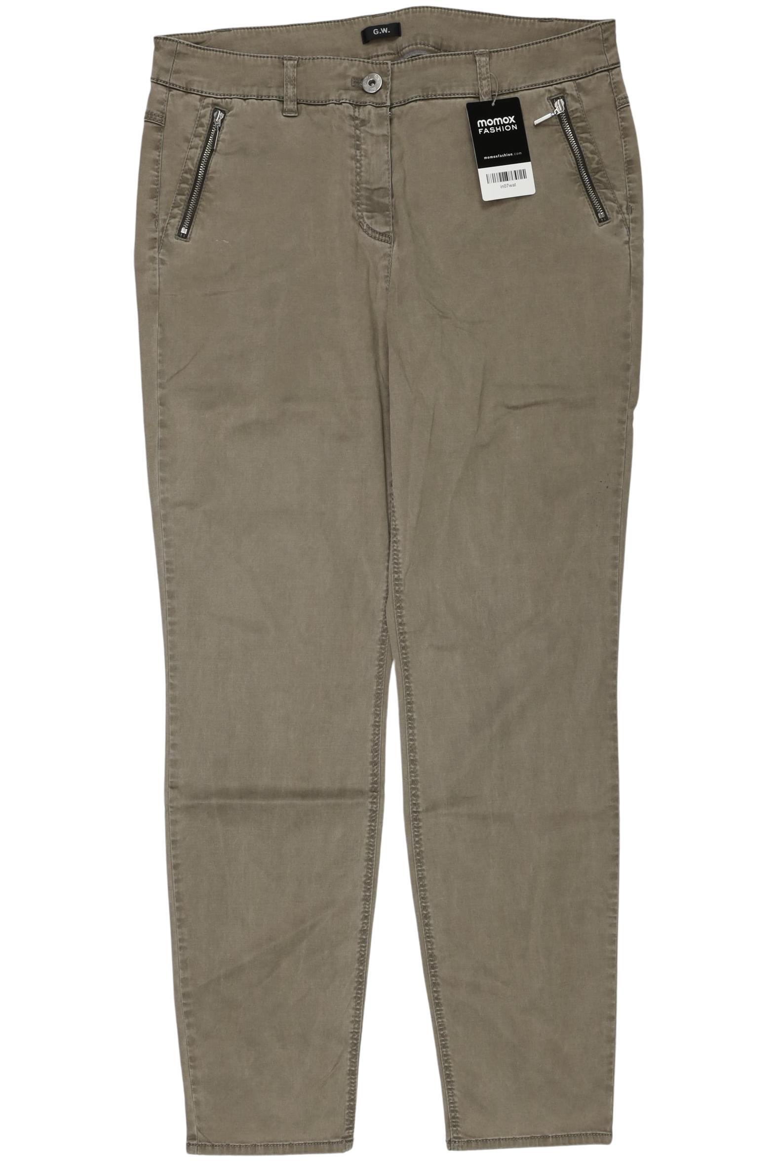 

Gerry Weber Damen Stoffhose, beige, Gr. 42