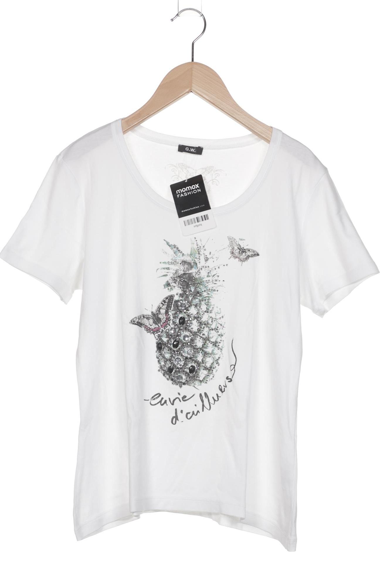 

Gerry Weber Damen T-Shirt, weiß, Gr. 40