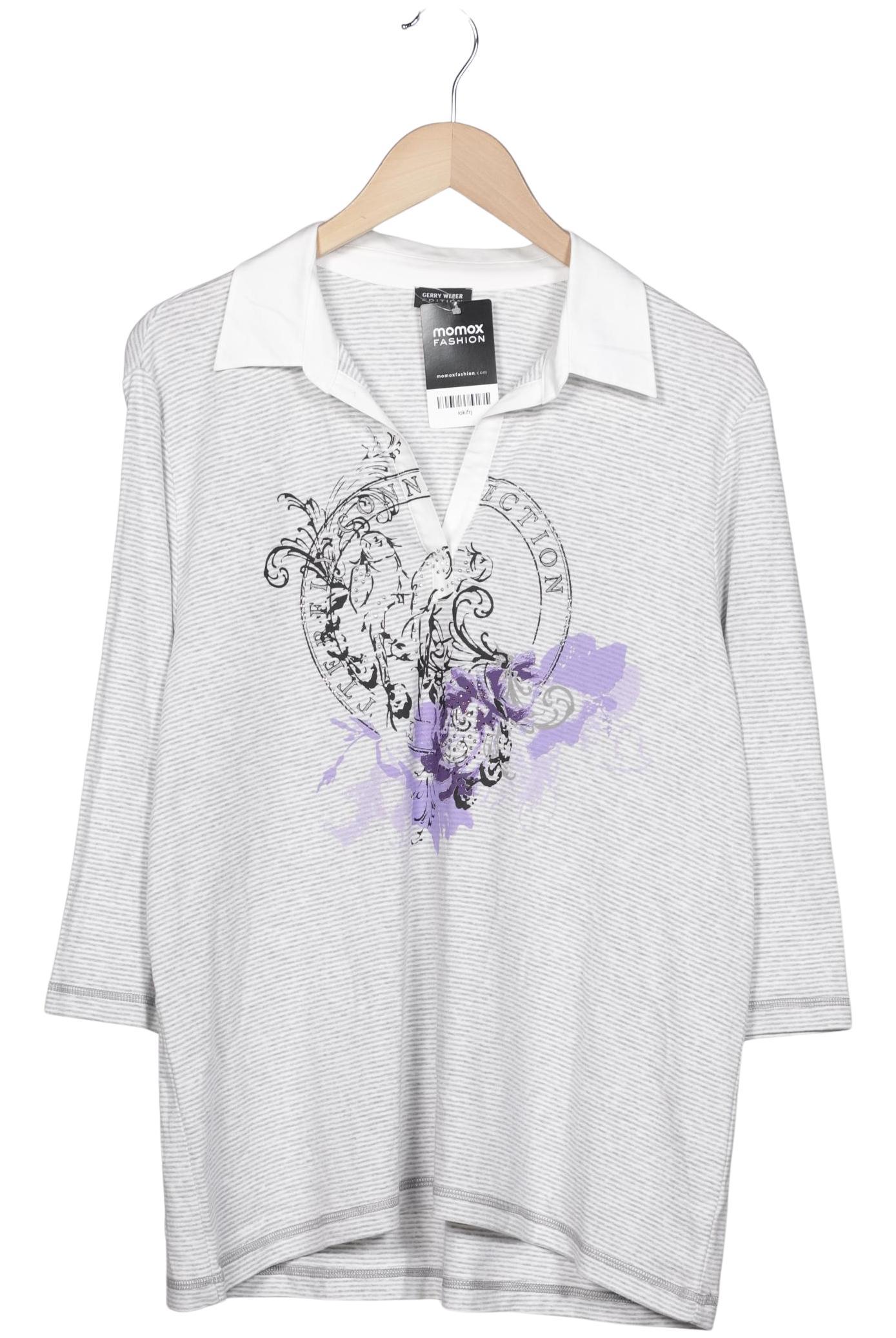 

Gerry Weber Damen Poloshirt, grau, Gr. 46