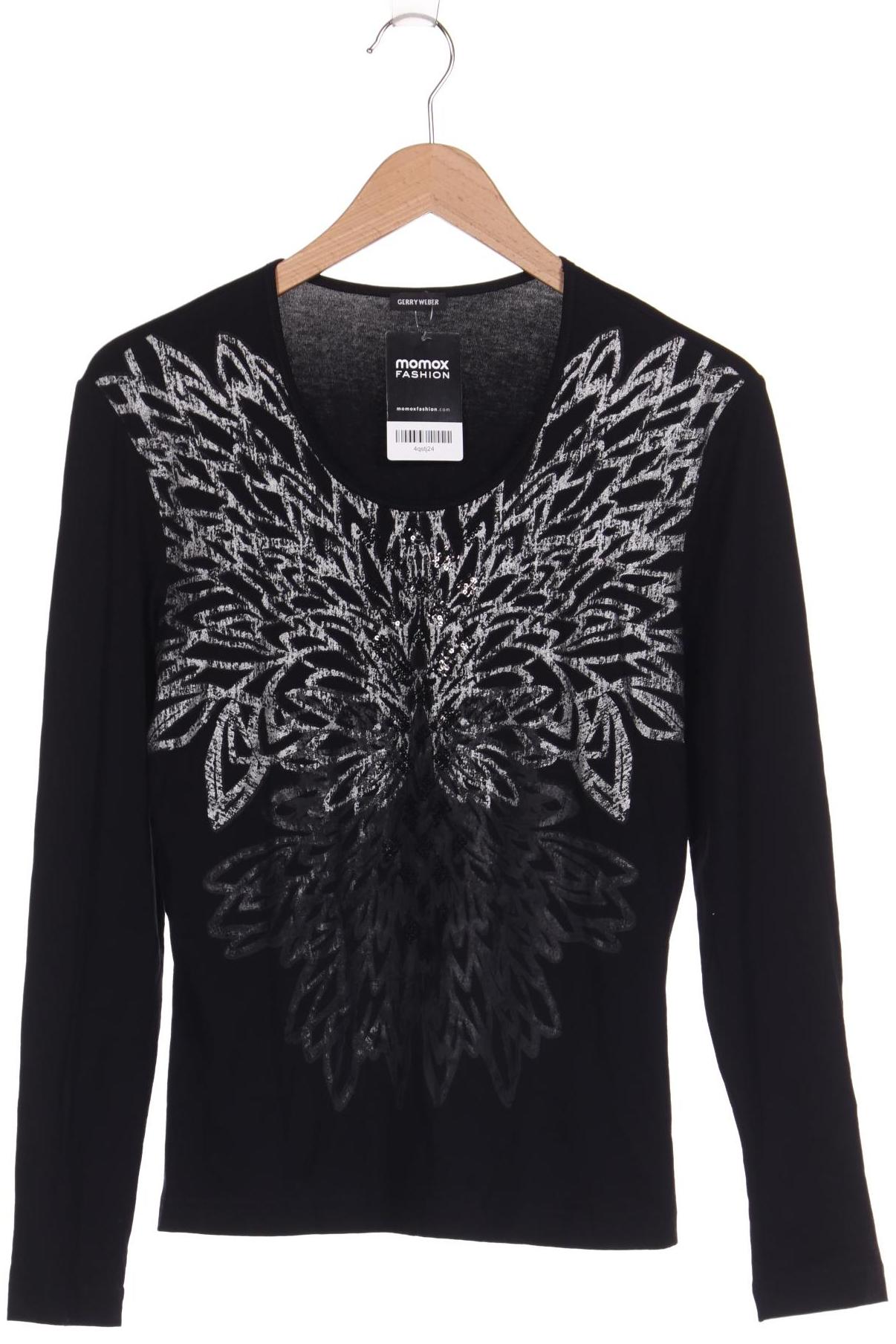 

Gerry Weber Damen Langarmshirt, schwarz, Gr. 40