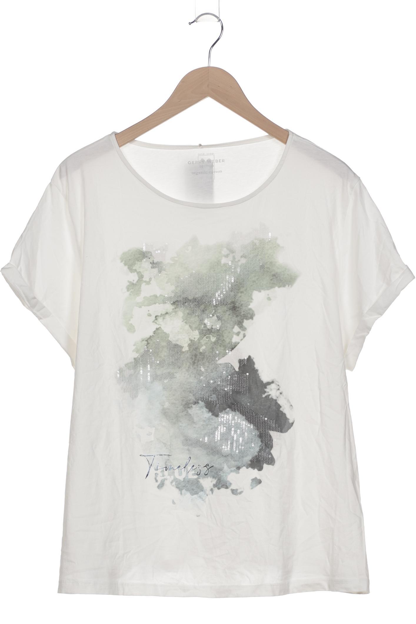 

Gerry Weber Damen T-Shirt, weiß, Gr. 48