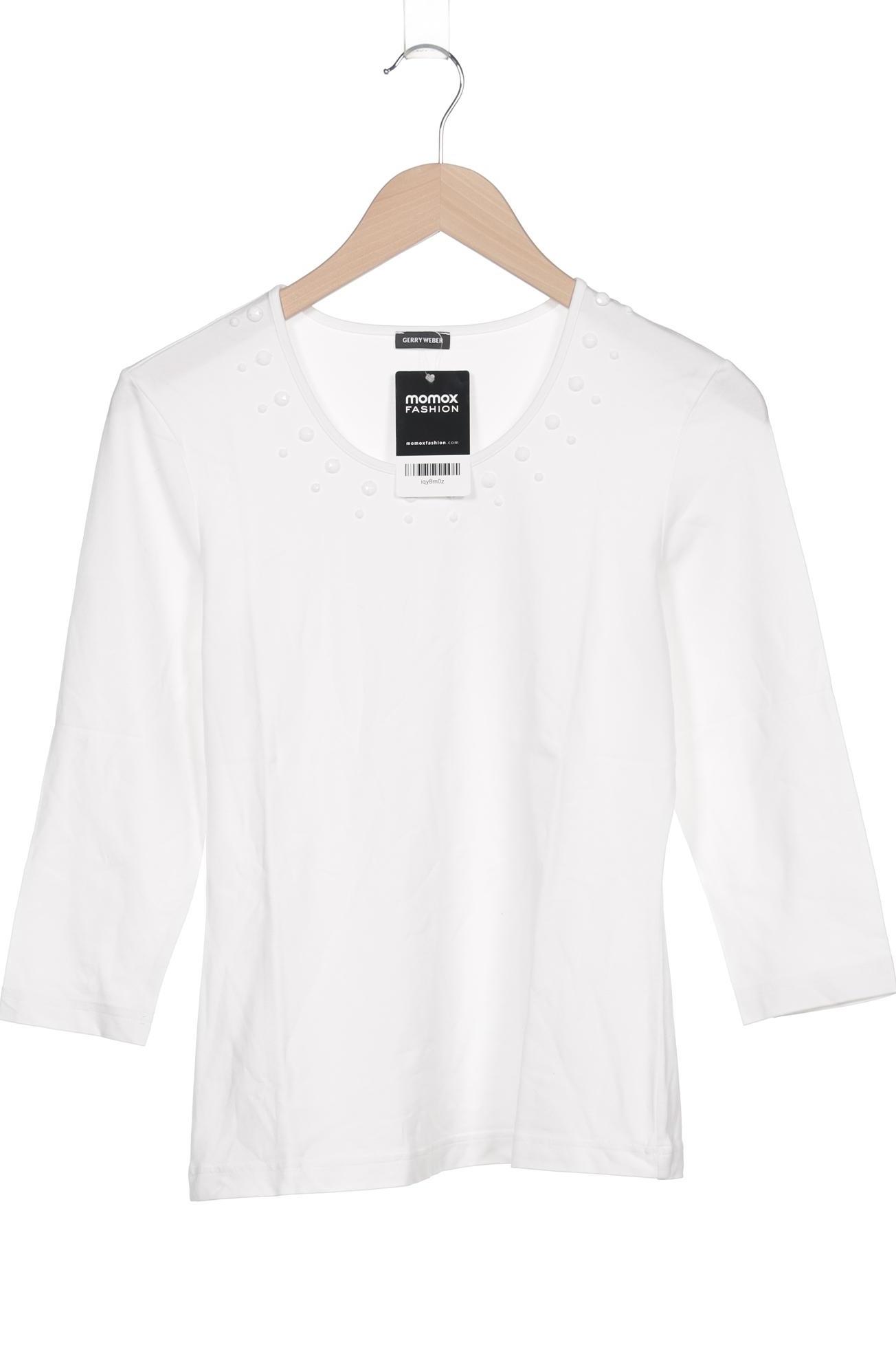 

Gerry Weber Damen Langarmshirt, weiß, Gr. 38