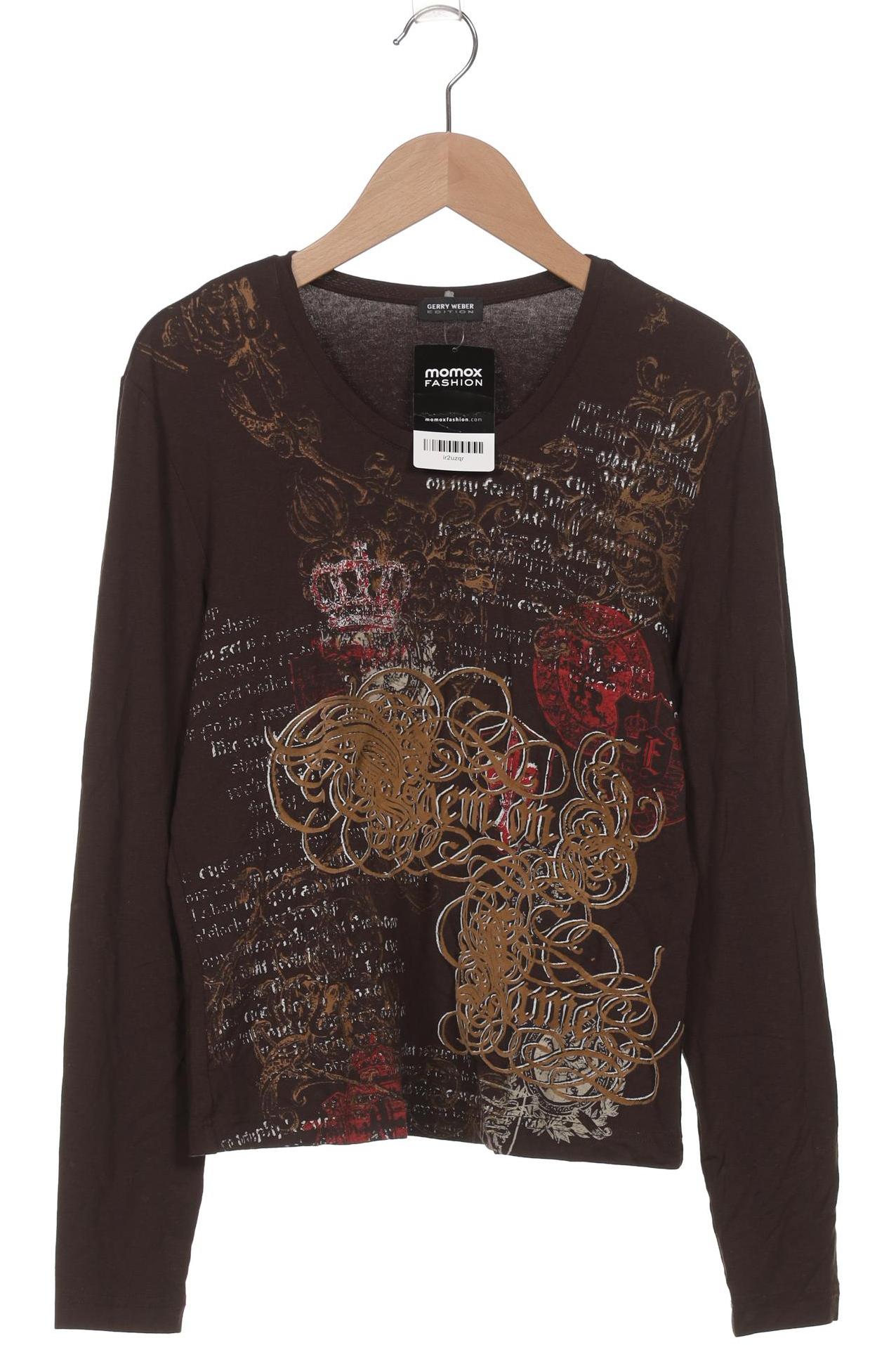 

Gerry Weber Damen Langarmshirt, braun, Gr. 36