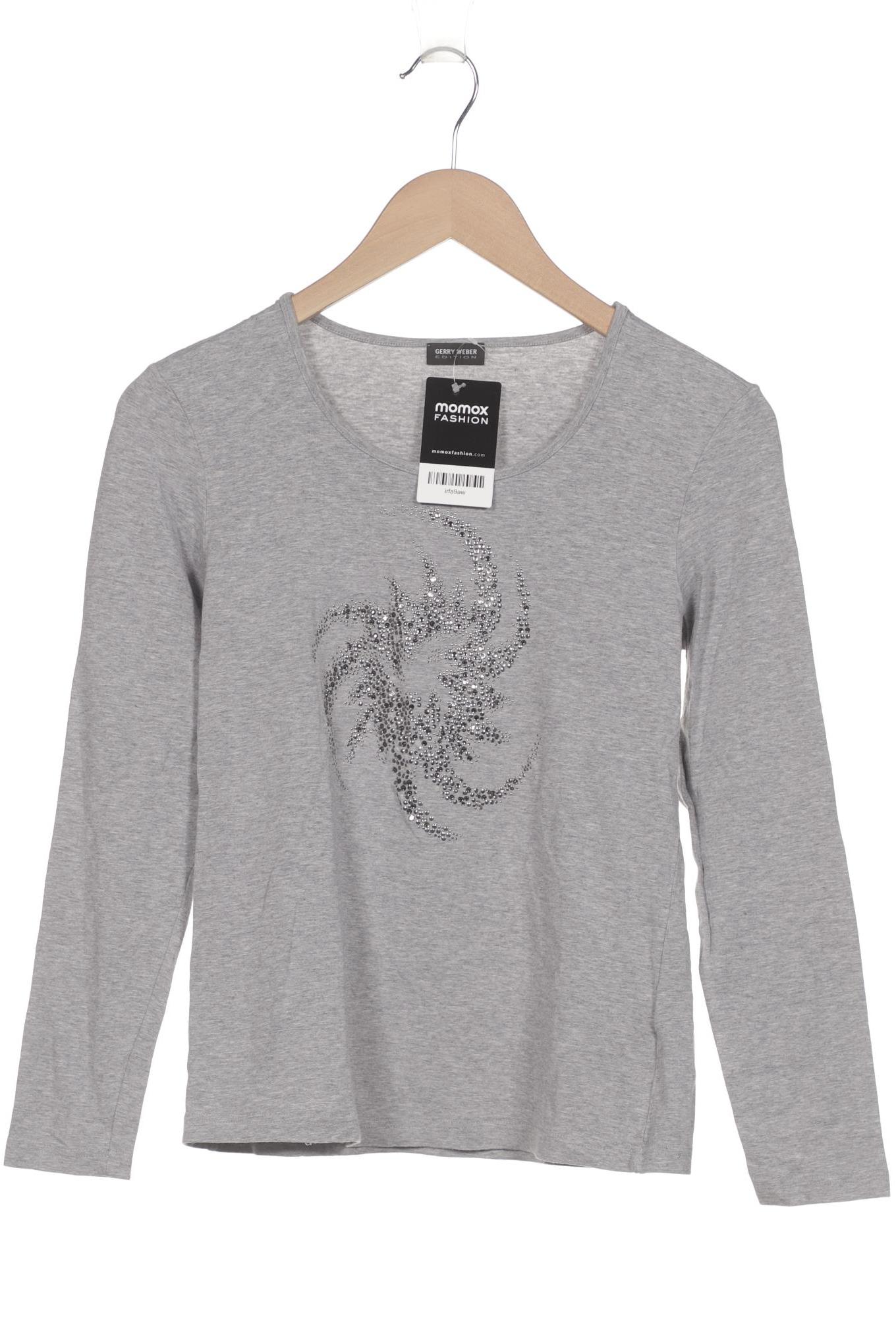 

Gerry Weber Damen Langarmshirt, grau, Gr. 36