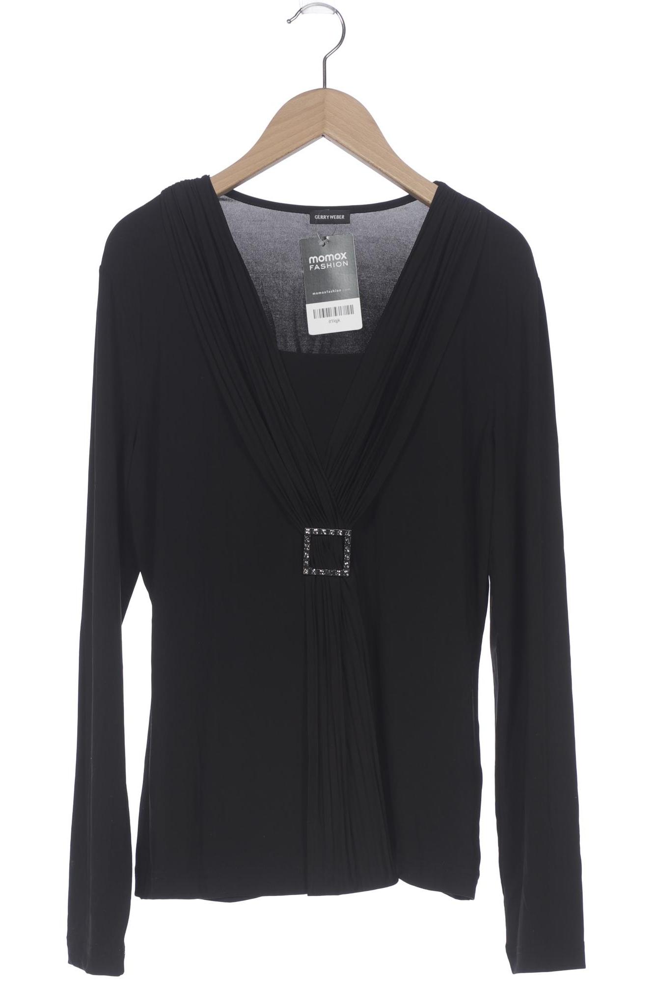 

Gerry Weber Damen Langarmshirt, schwarz, Gr. 38