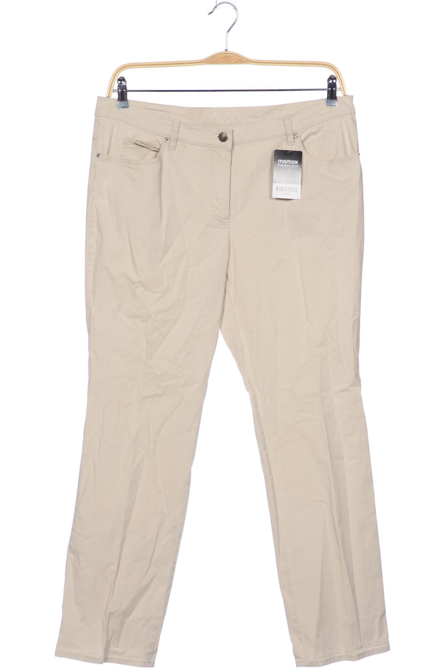

Gerry Weber Damen Stoffhose, beige, Gr. 35