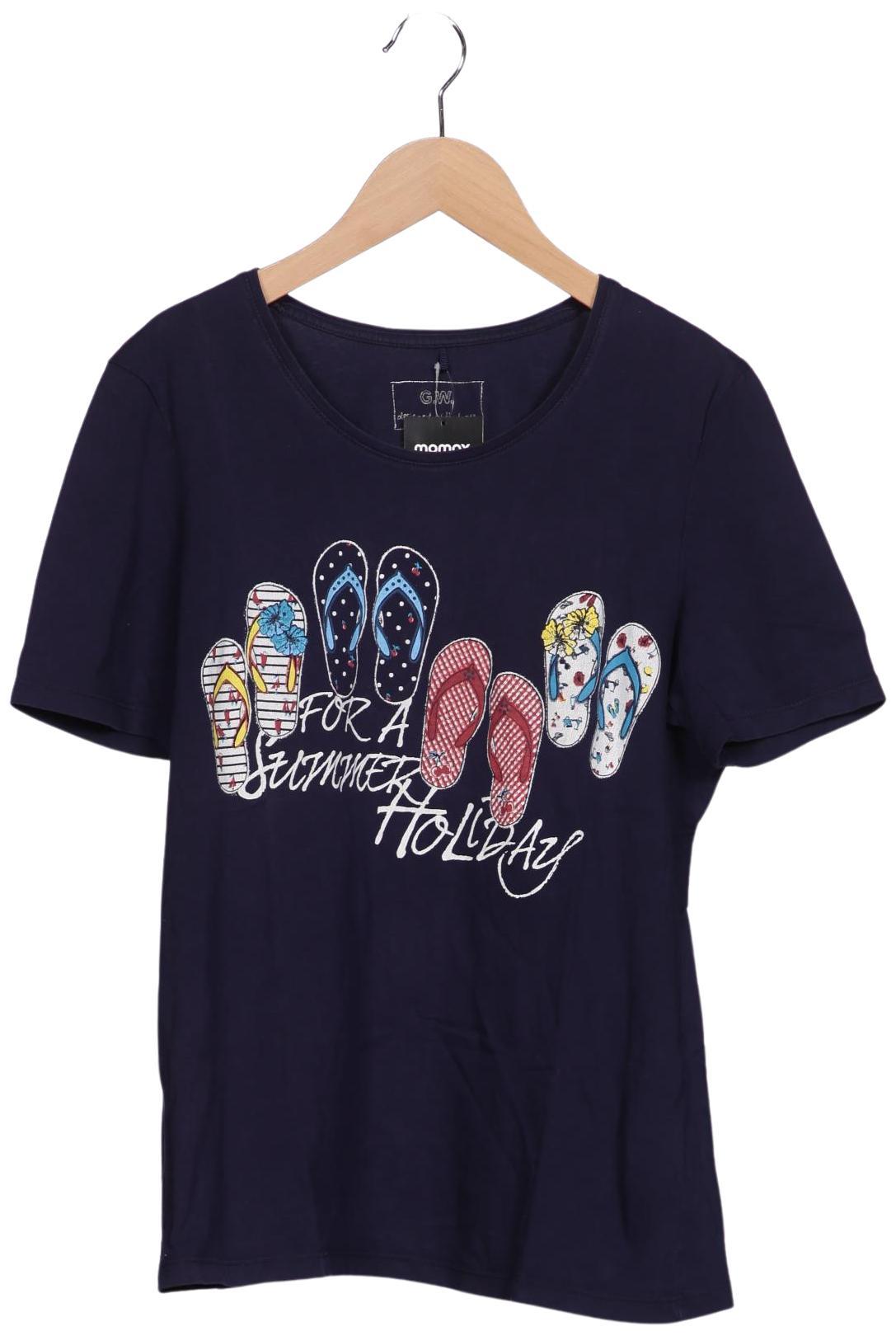 

Gerry Weber Damen T-Shirt, marineblau, Gr. 42