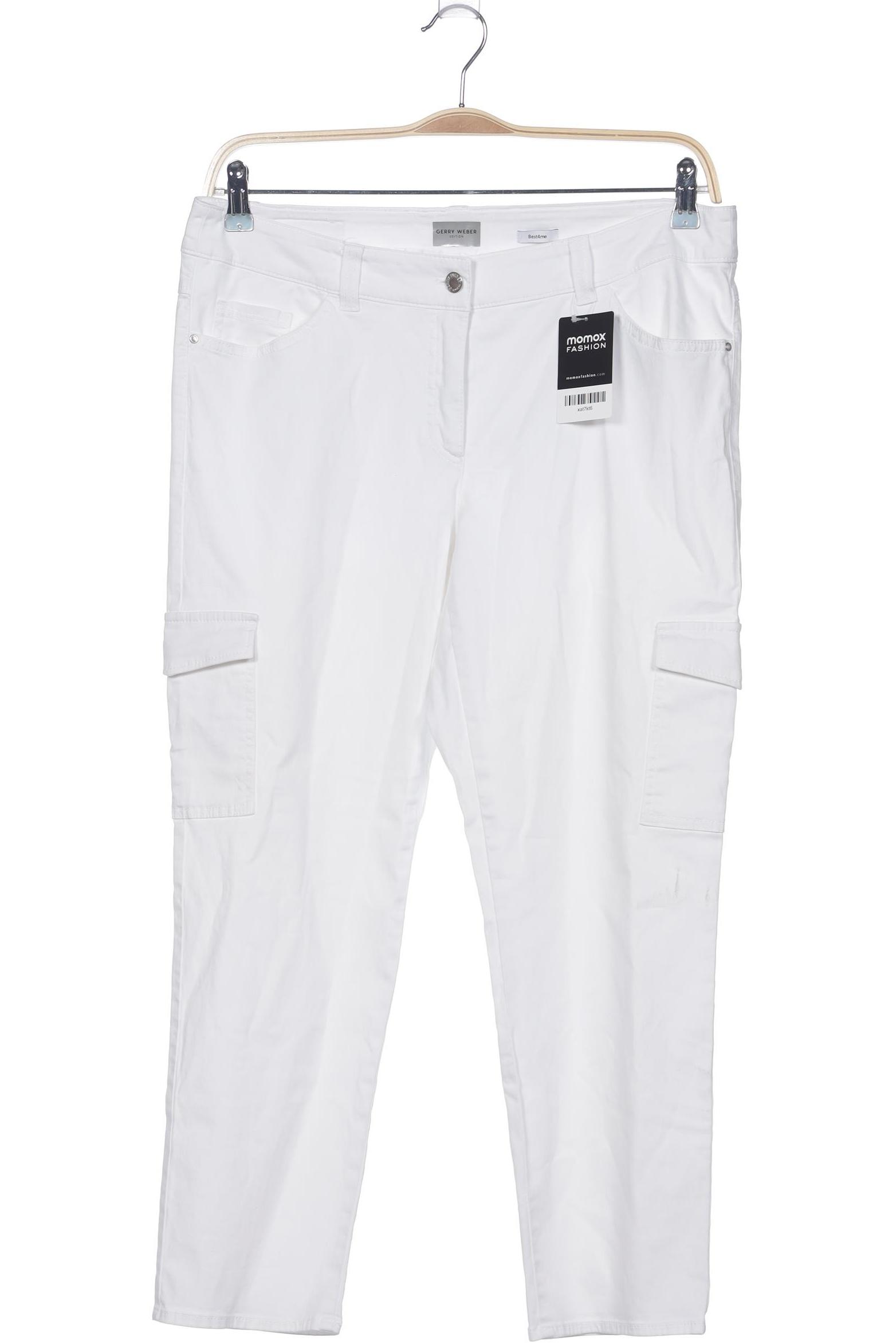 

Gerry Weber Damen Stoffhose, weiß, Gr. 44