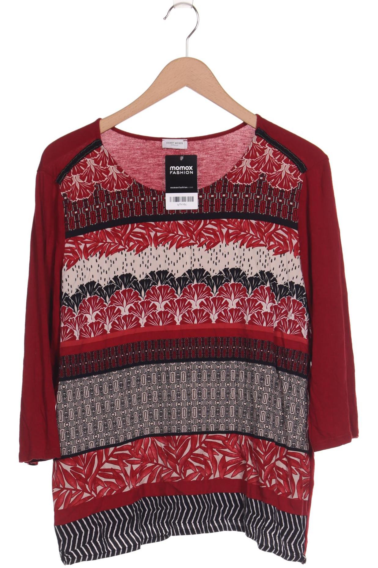 

Gerry Weber Damen Langarmshirt, bordeaux, Gr. 44