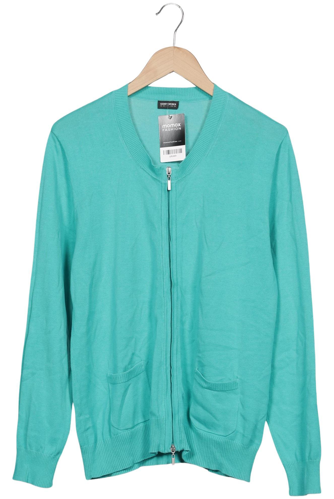 

Gerry Weber Damen Strickjacke, türkis, Gr. 44