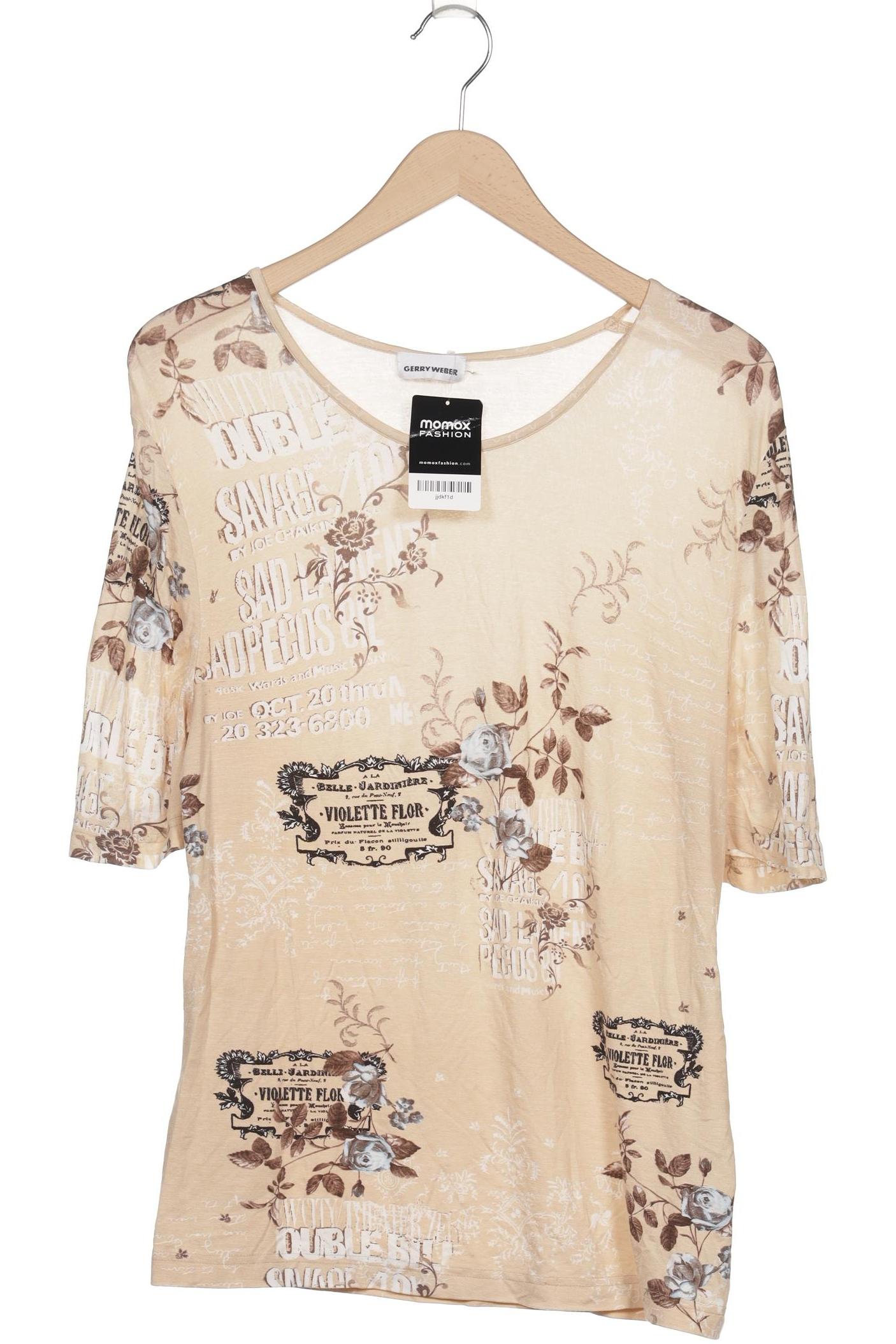

Gerry Weber Damen T-Shirt, beige, Gr. 40