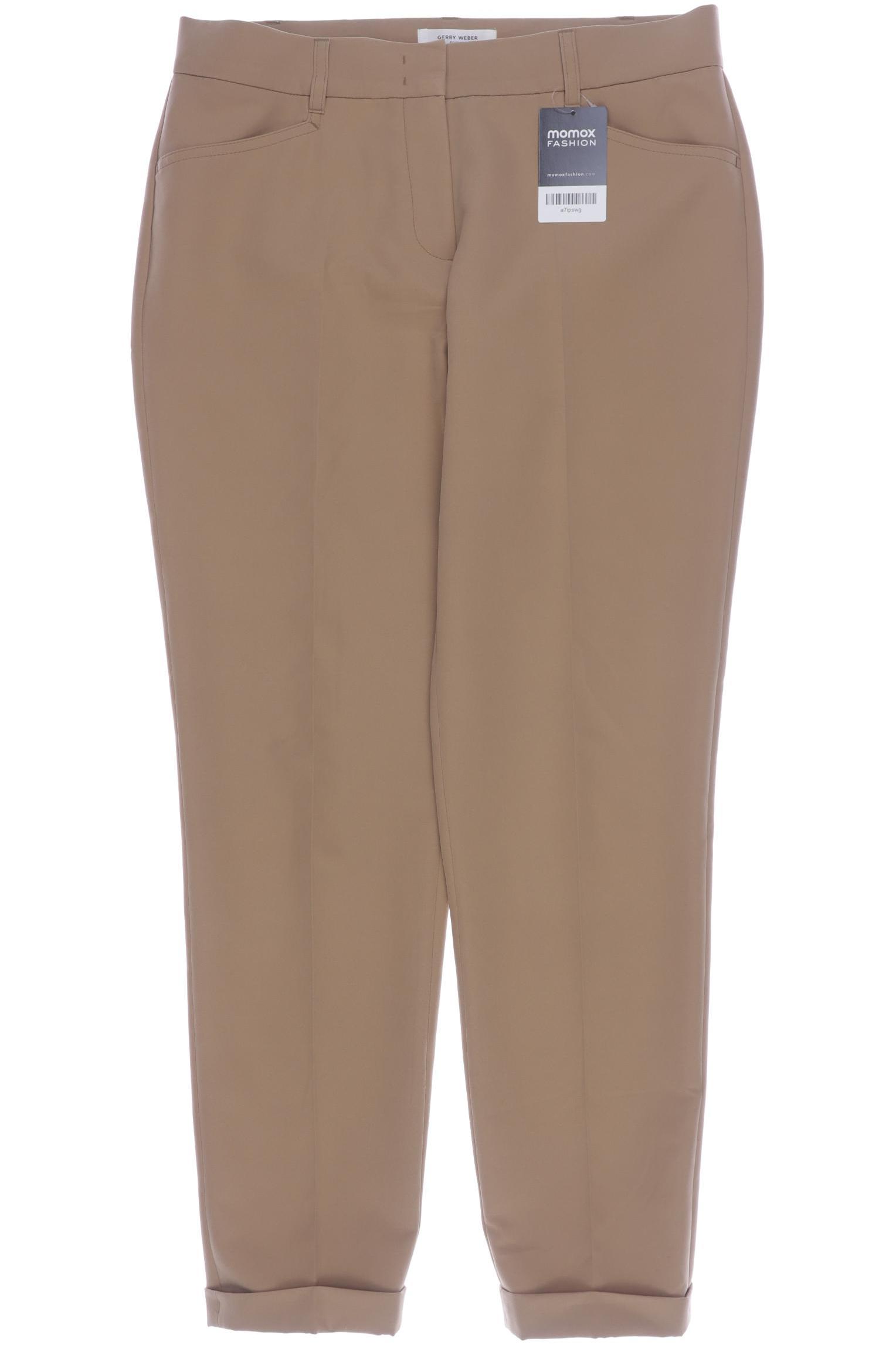 

Gerry Weber Damen Stoffhose, beige, Gr. 42