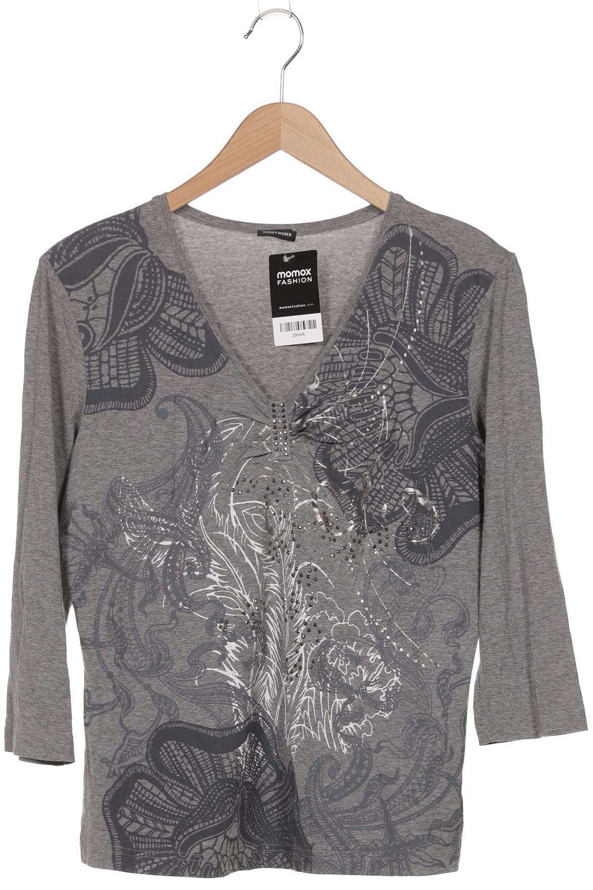 

Gerry Weber Damen Langarmshirt, grau, Gr. 38