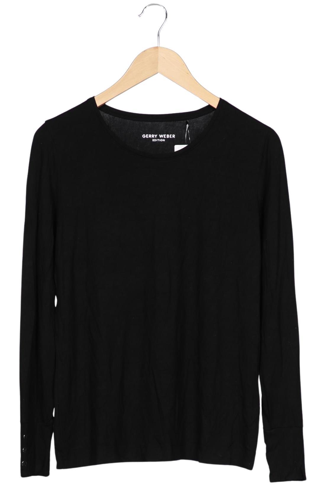 

Gerry Weber Damen Langarmshirt, schwarz, Gr. 38