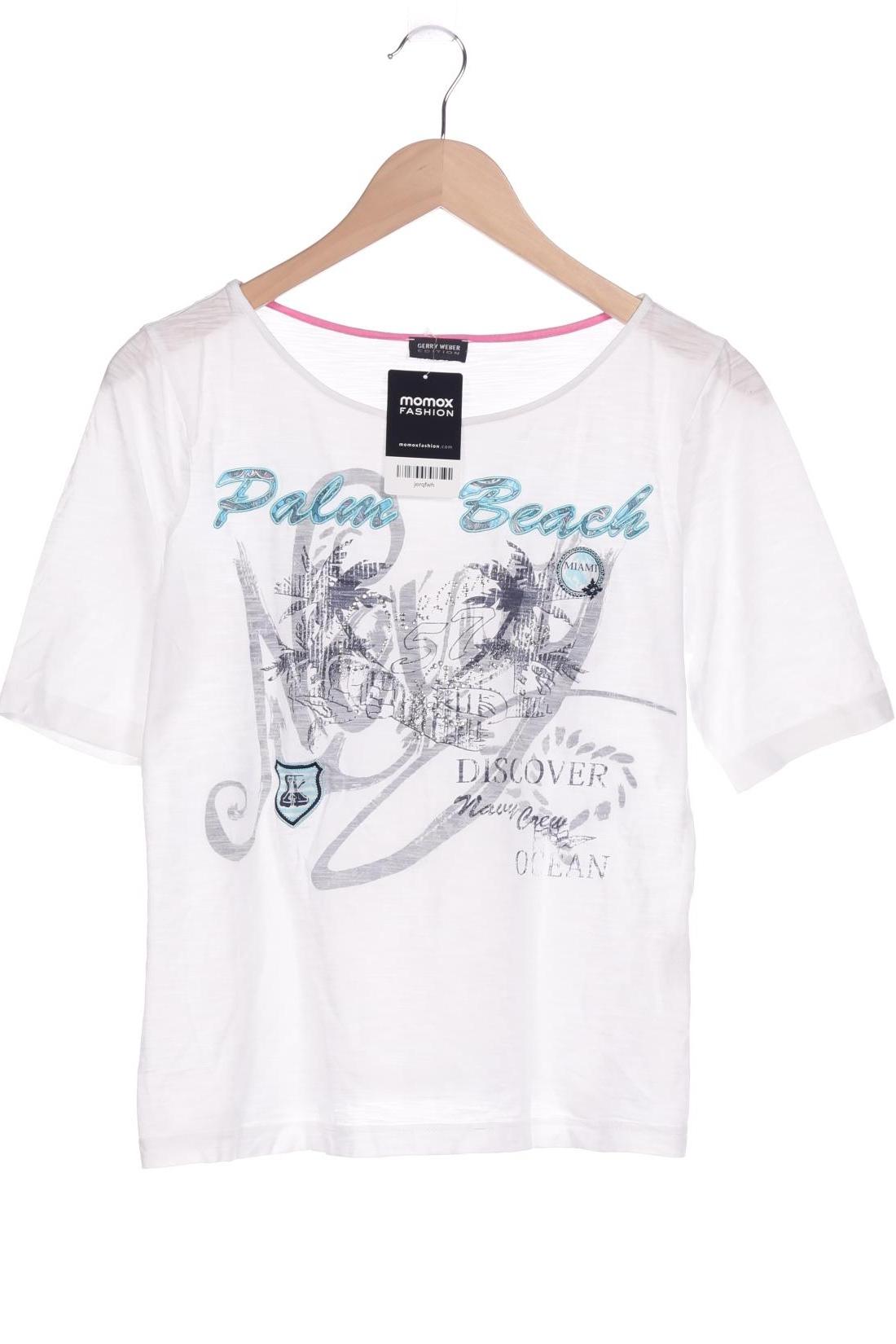

Gerry Weber Damen T-Shirt, weiß, Gr. 38