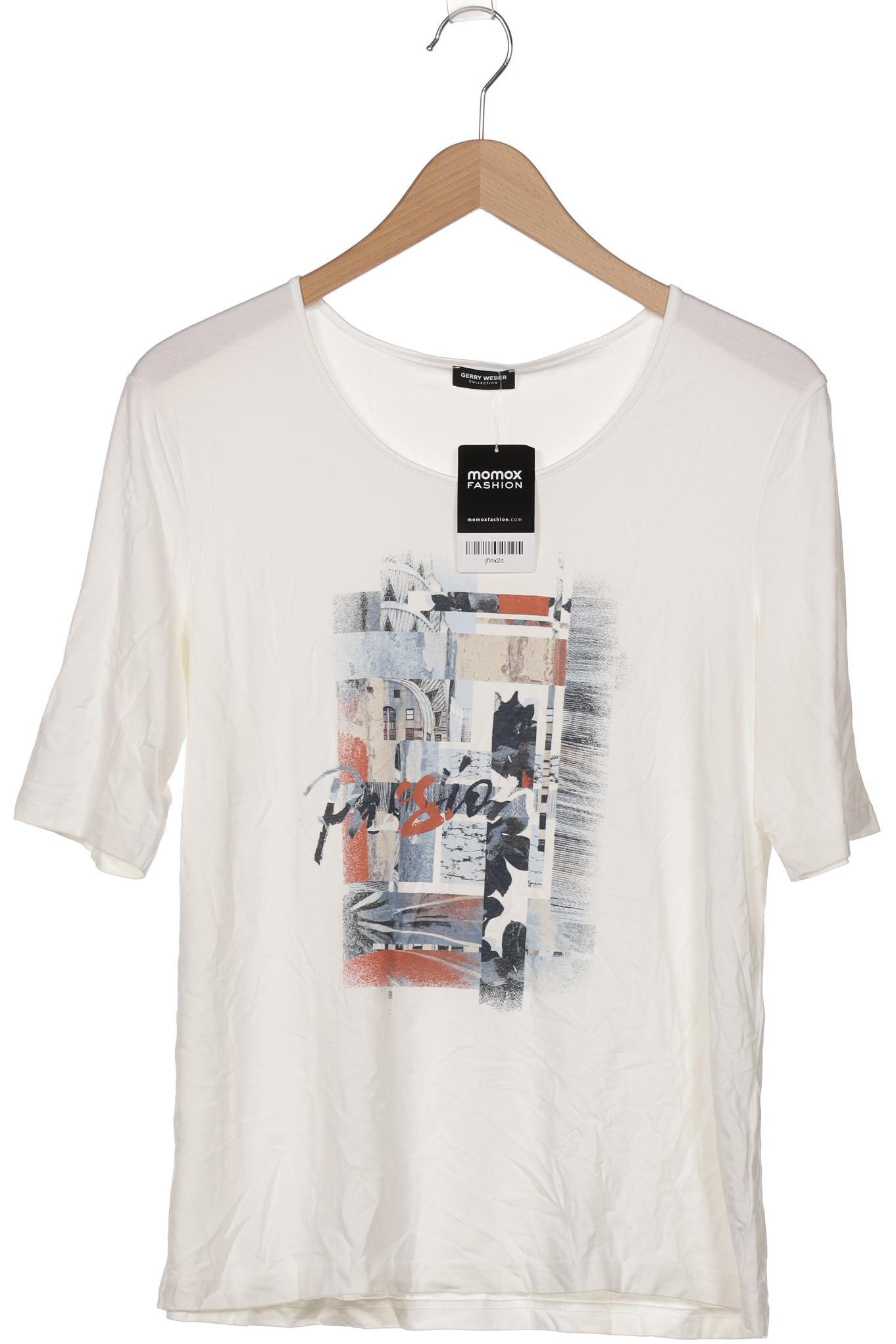 

Gerry Weber Damen T-Shirt, cremeweiß, Gr. 44