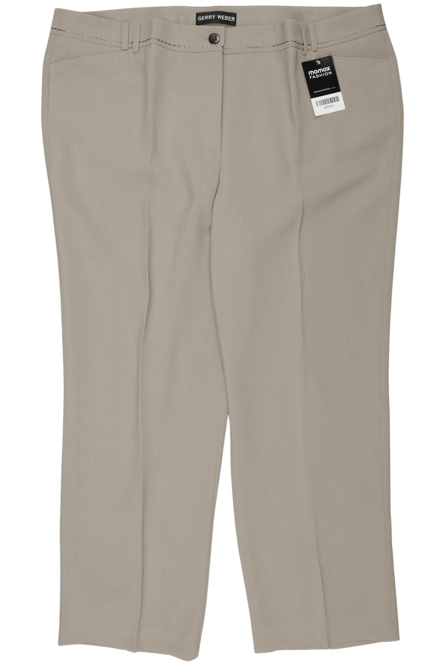 

Gerry Weber Damen Stoffhose, beige, Gr. 48