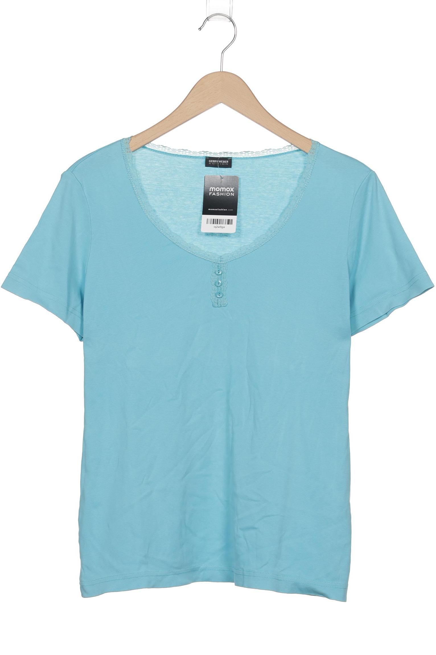 

Gerry Weber Damen T-Shirt, blau, Gr. 42