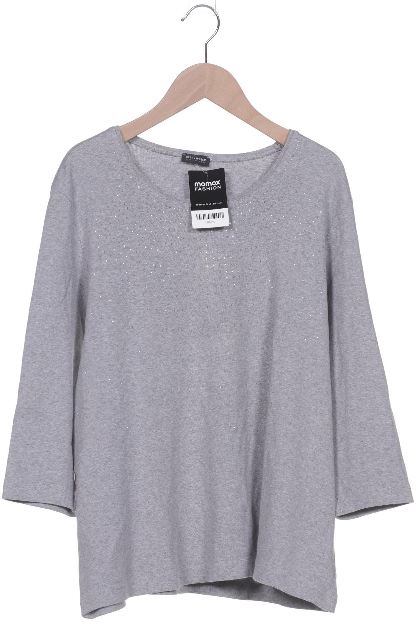 

Gerry Weber Damen Langarmshirt, grau, Gr. 48