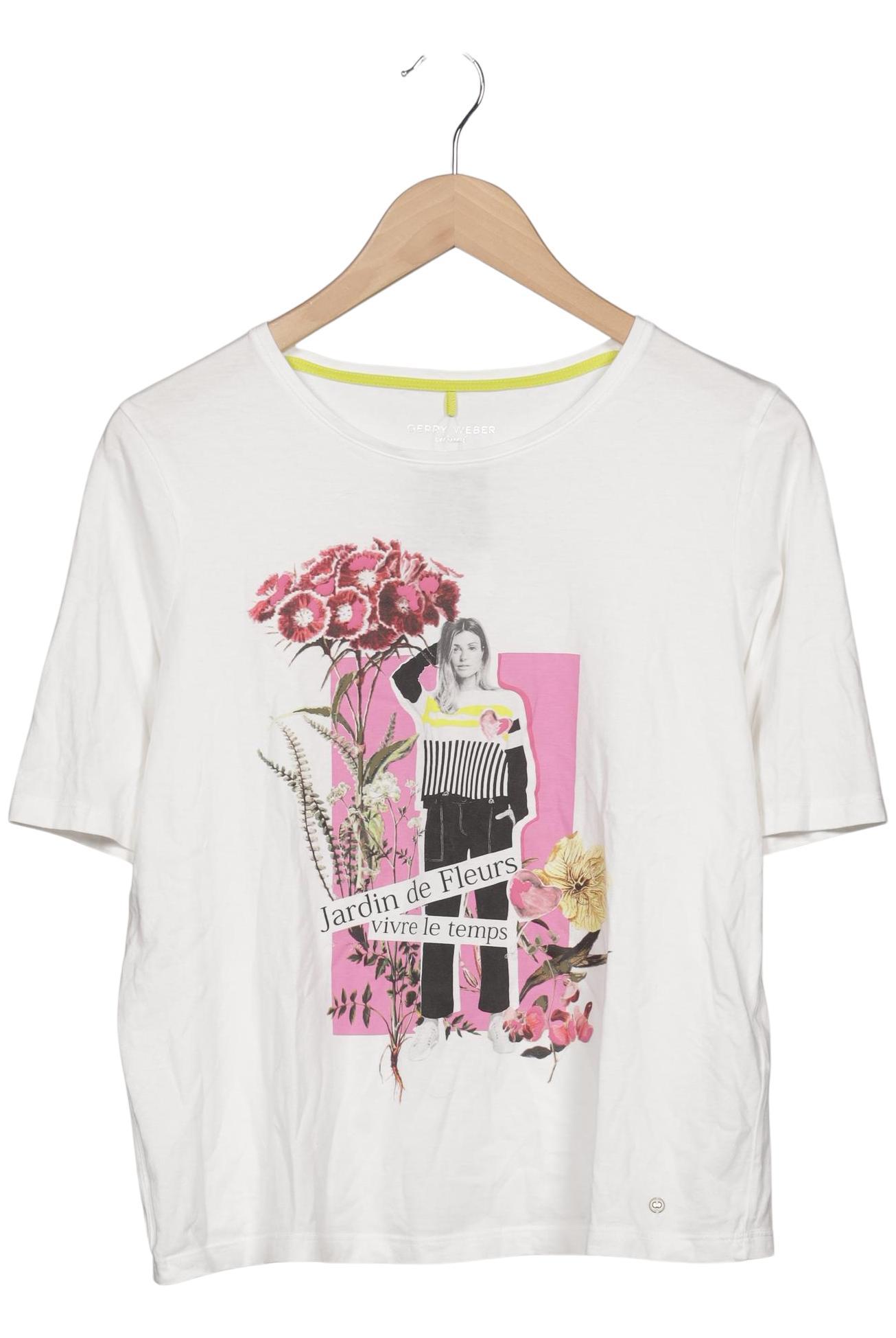 

Gerry Weber Damen T-Shirt, weiß, Gr. 40