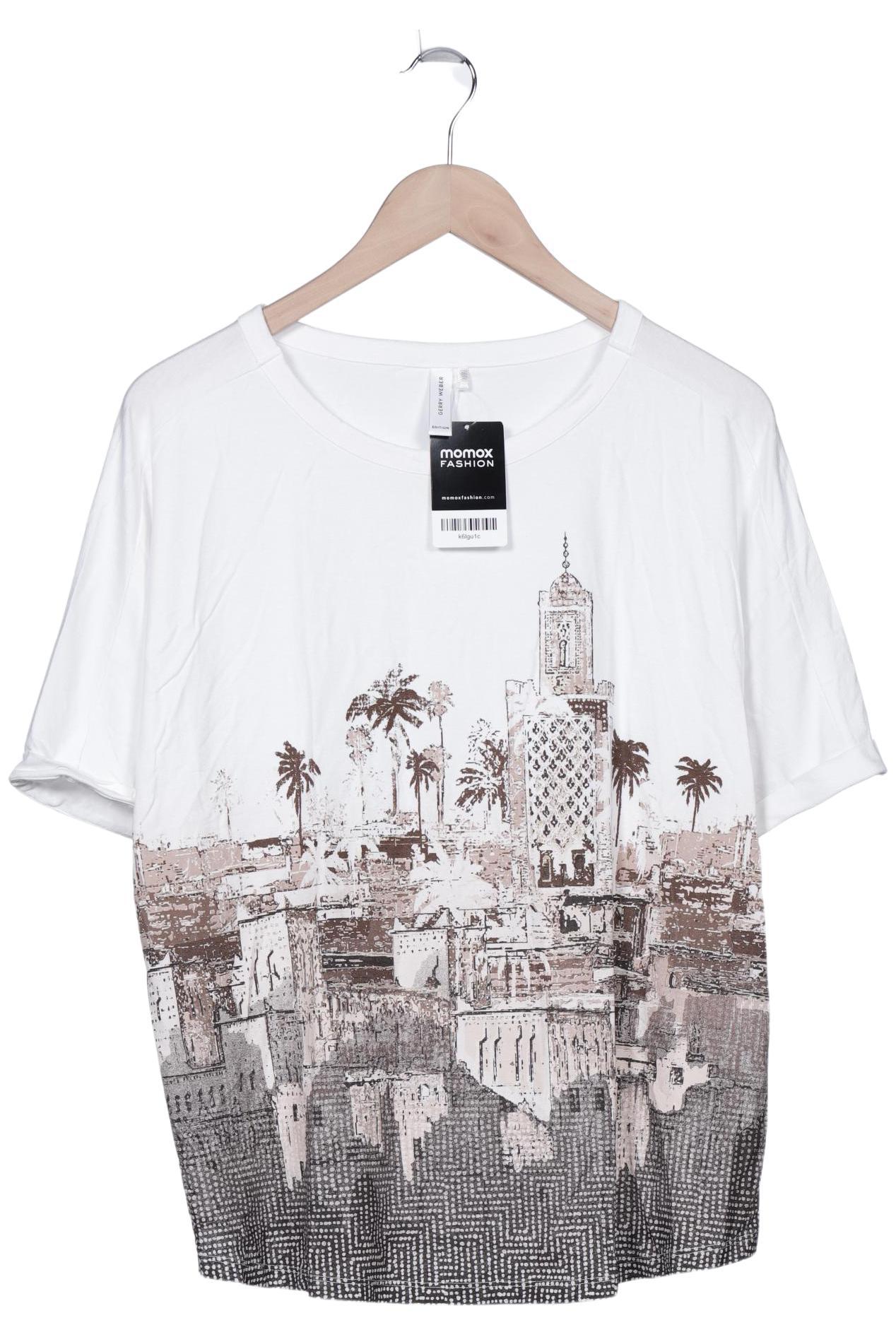

Gerry Weber Damen T-Shirt, weiß, Gr. 42