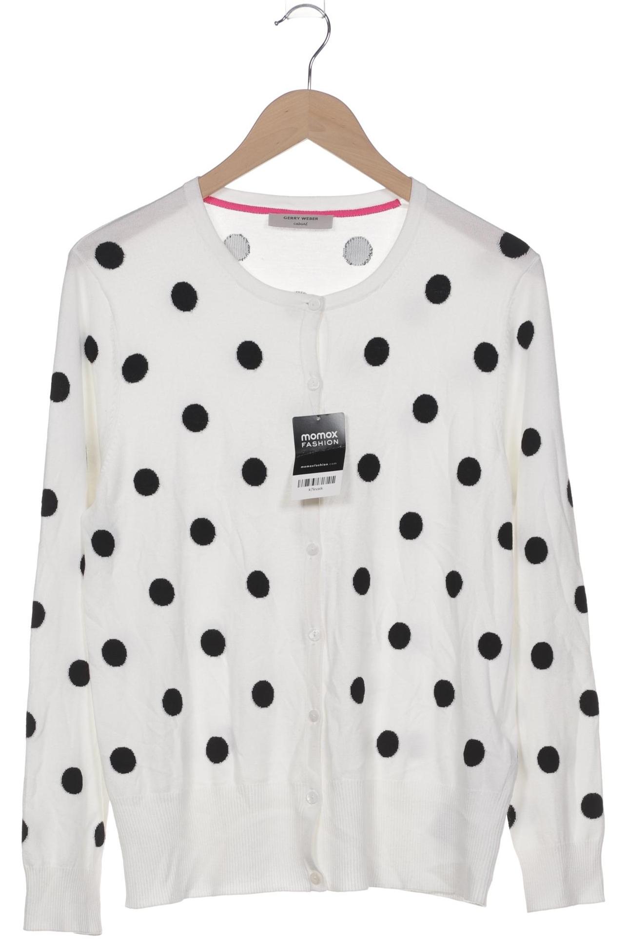 

Gerry Weber Damen Strickjacke, weiß, Gr. 40