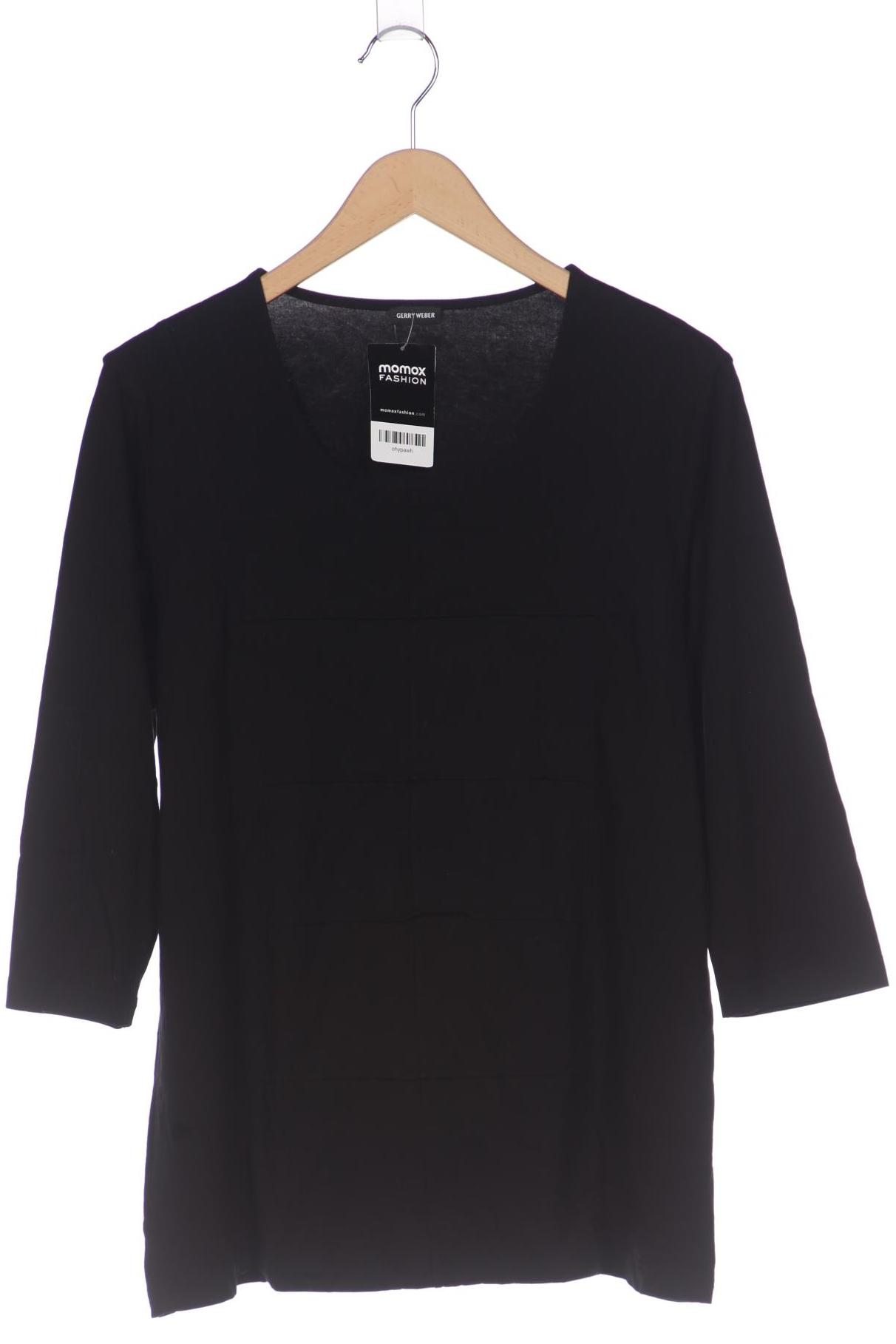 

Gerry Weber Damen Langarmshirt, schwarz, Gr. 48