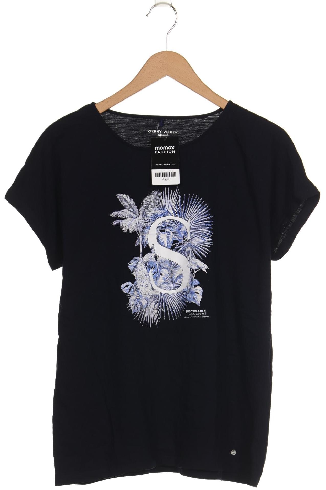 

Gerry Weber Damen T-Shirt, marineblau, Gr. 44