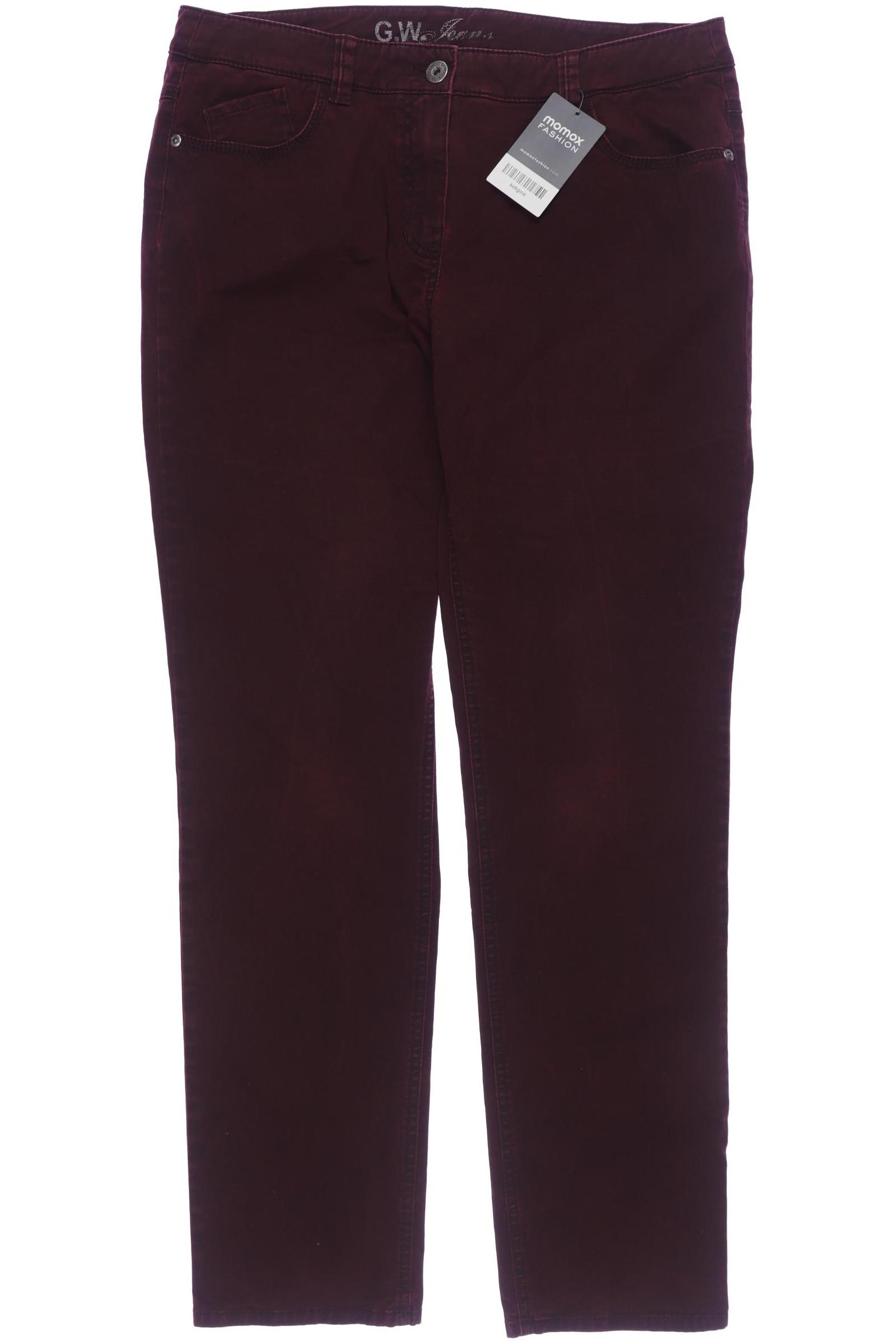 

Gerry Weber Damen Jeans, bordeaux, Gr. 32