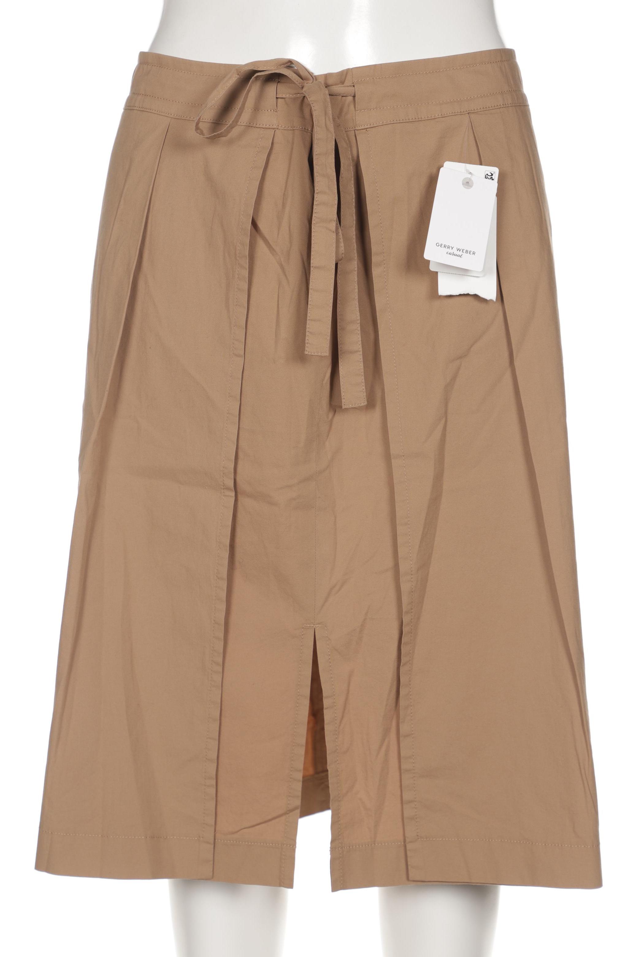 

Gerry Weber Damen Rock, beige, Gr. 48