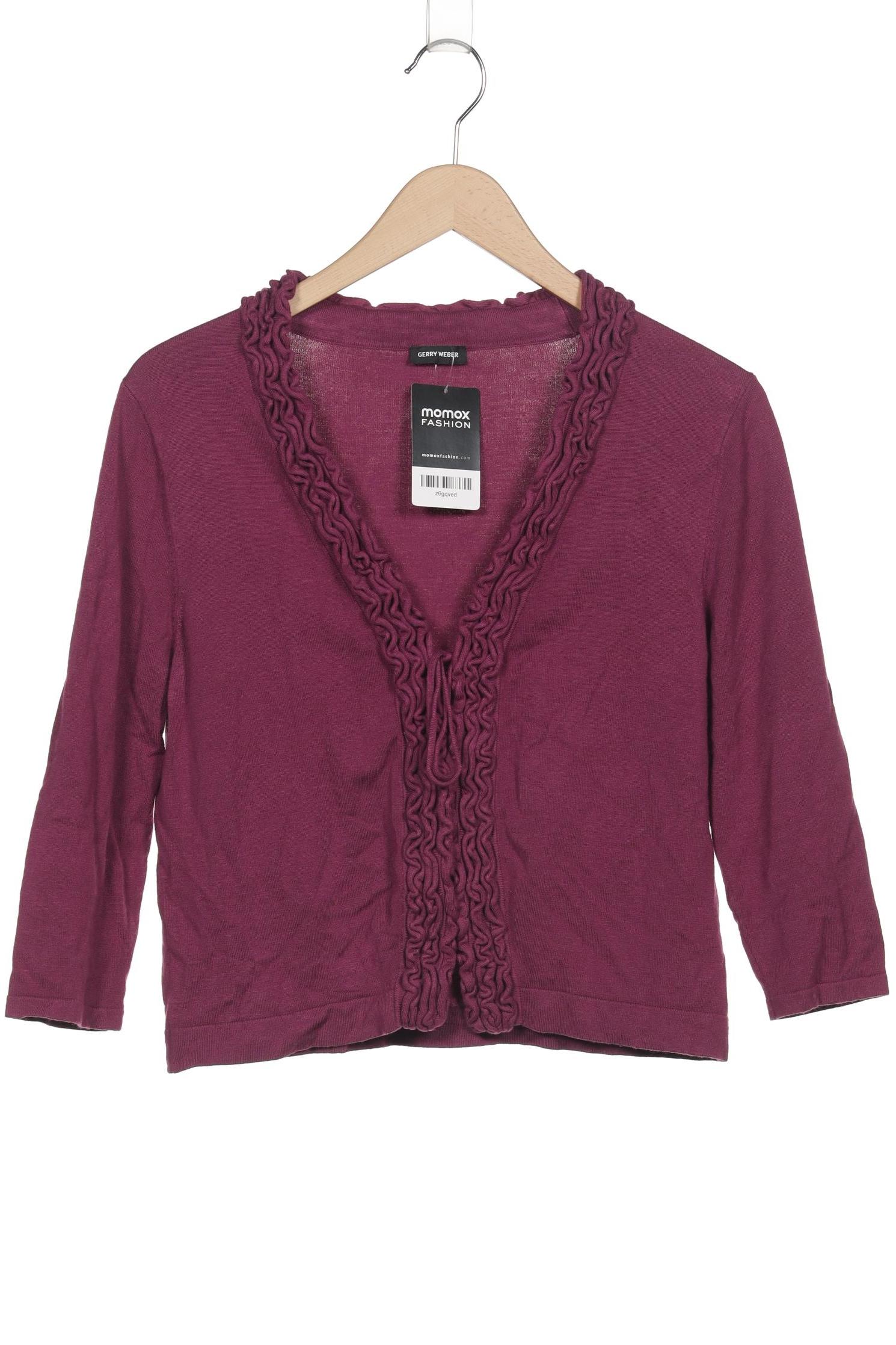 

Gerry Weber Damen Strickjacke, bordeaux, Gr. 40