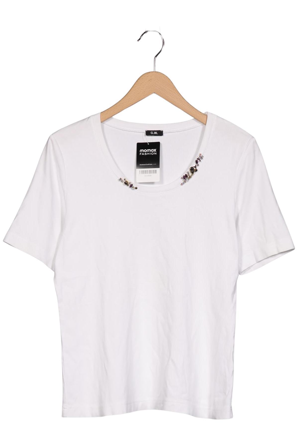 

Gerry Weber Damen T-Shirt, weiß, Gr. 42