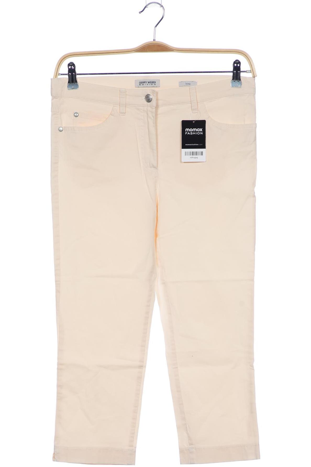 

Gerry Weber Damen Stoffhose, beige, Gr. 32