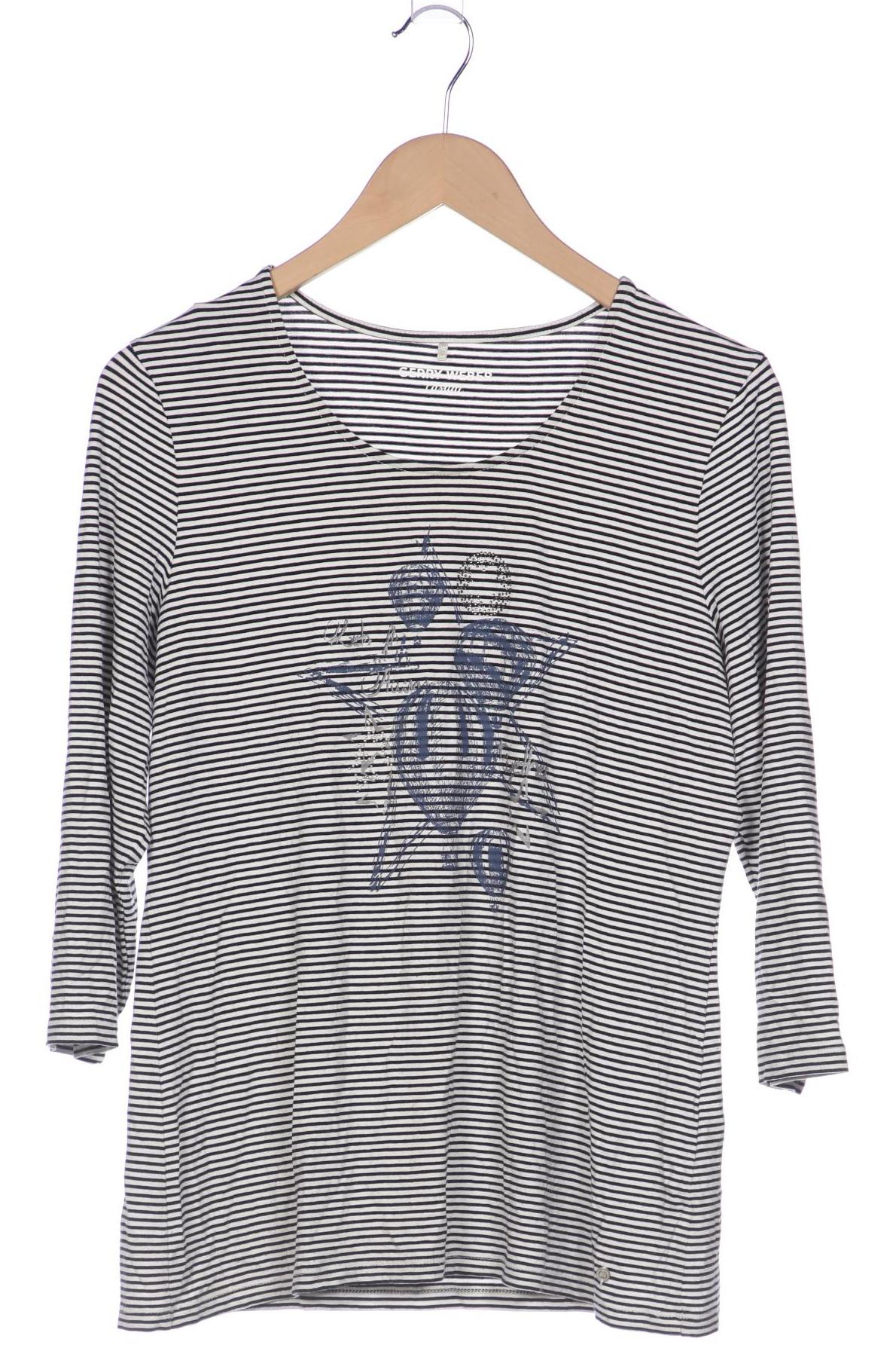 

Gerry Weber Damen Langarmshirt, schwarz, Gr. 42