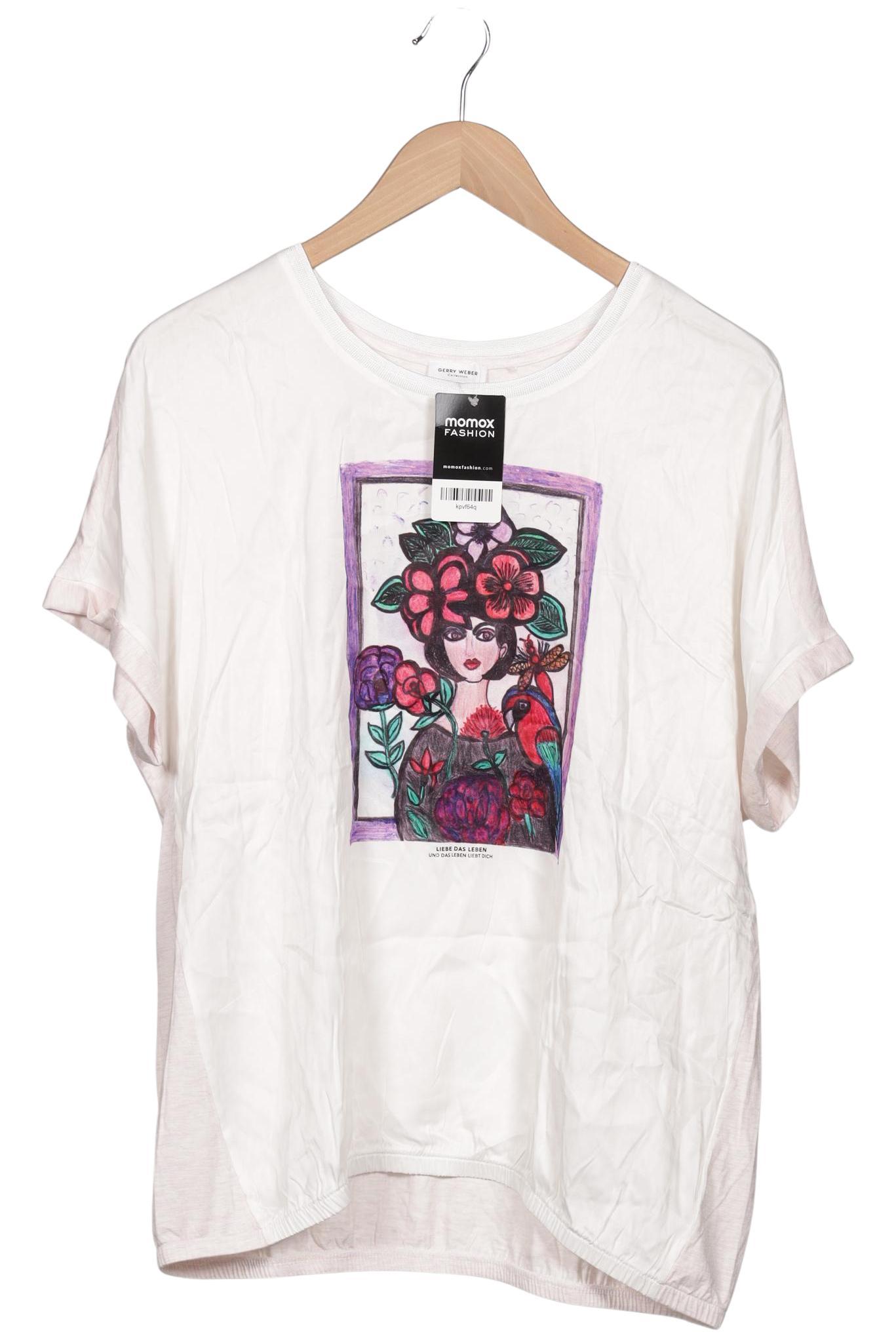 

Gerry Weber Damen T-Shirt, weiß, Gr. 44