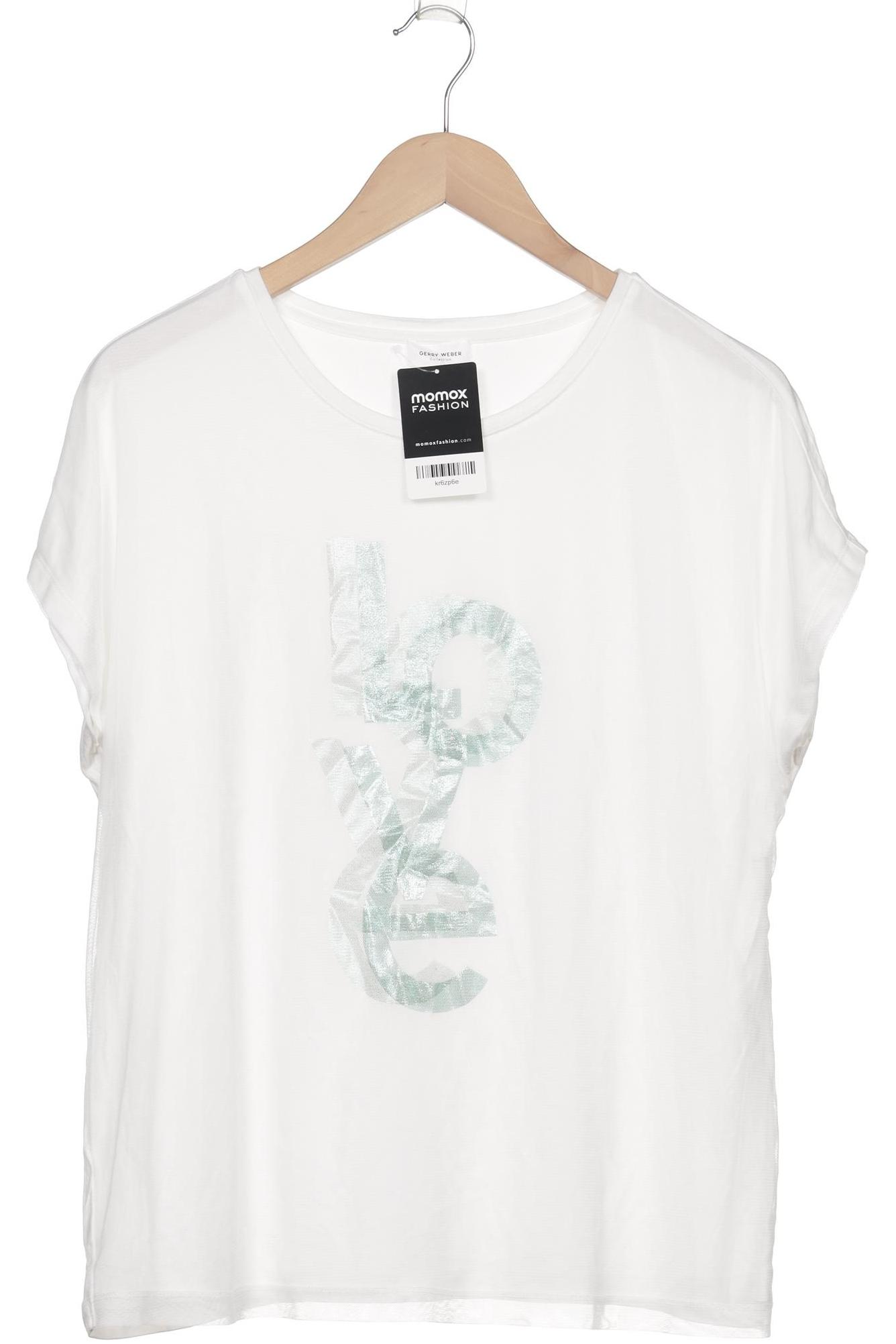 

Gerry Weber Damen T-Shirt, weiß, Gr. 42